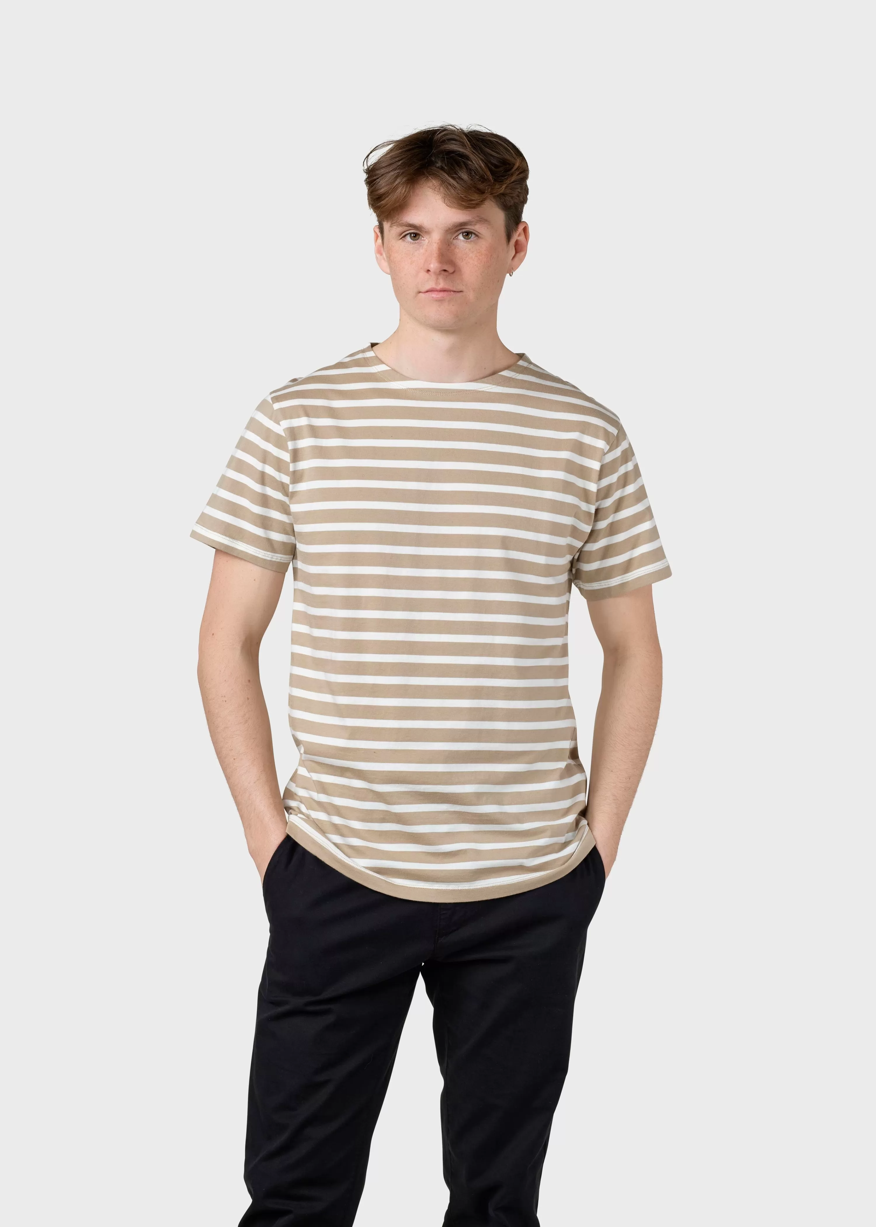 Klitmoller Collective T-shirts*Albert tee - Sand/cream