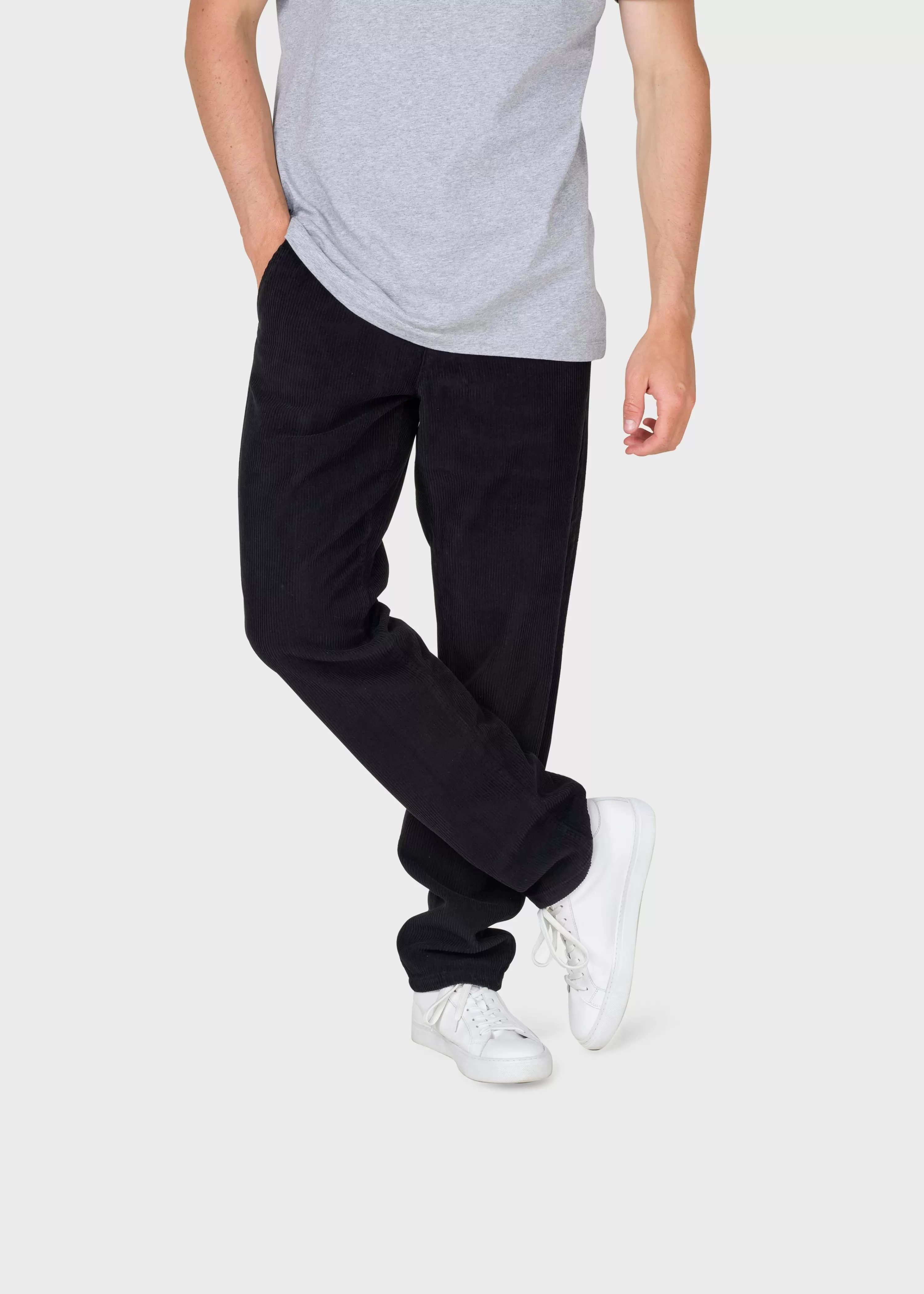 Klitmoller Collective Pants*Allan cord pants - Black