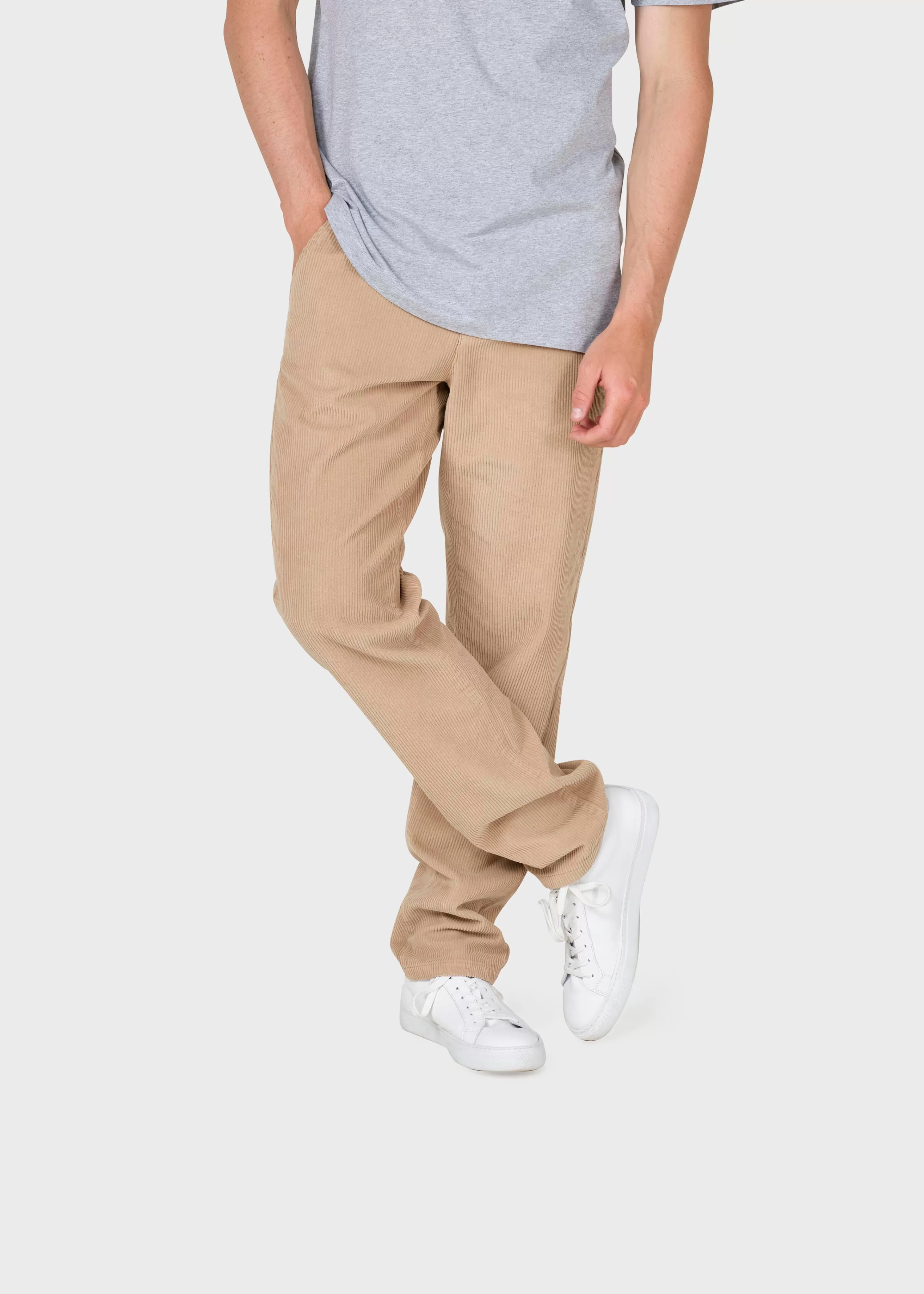 Klitmoller Collective Pants*Allan cord pants - Sand