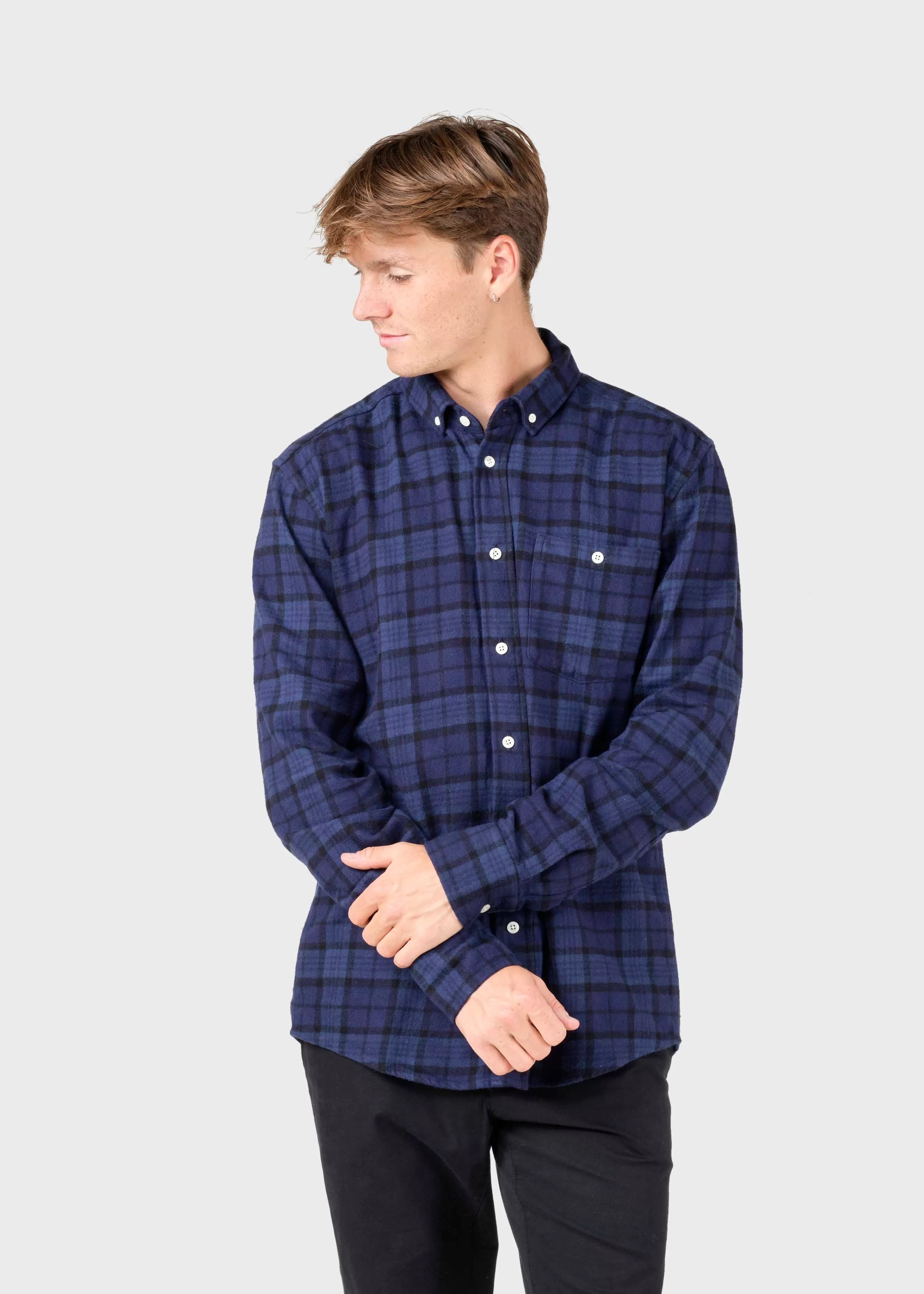 Klitmoller Collective Shirts*Alrik shirt - Blue tones