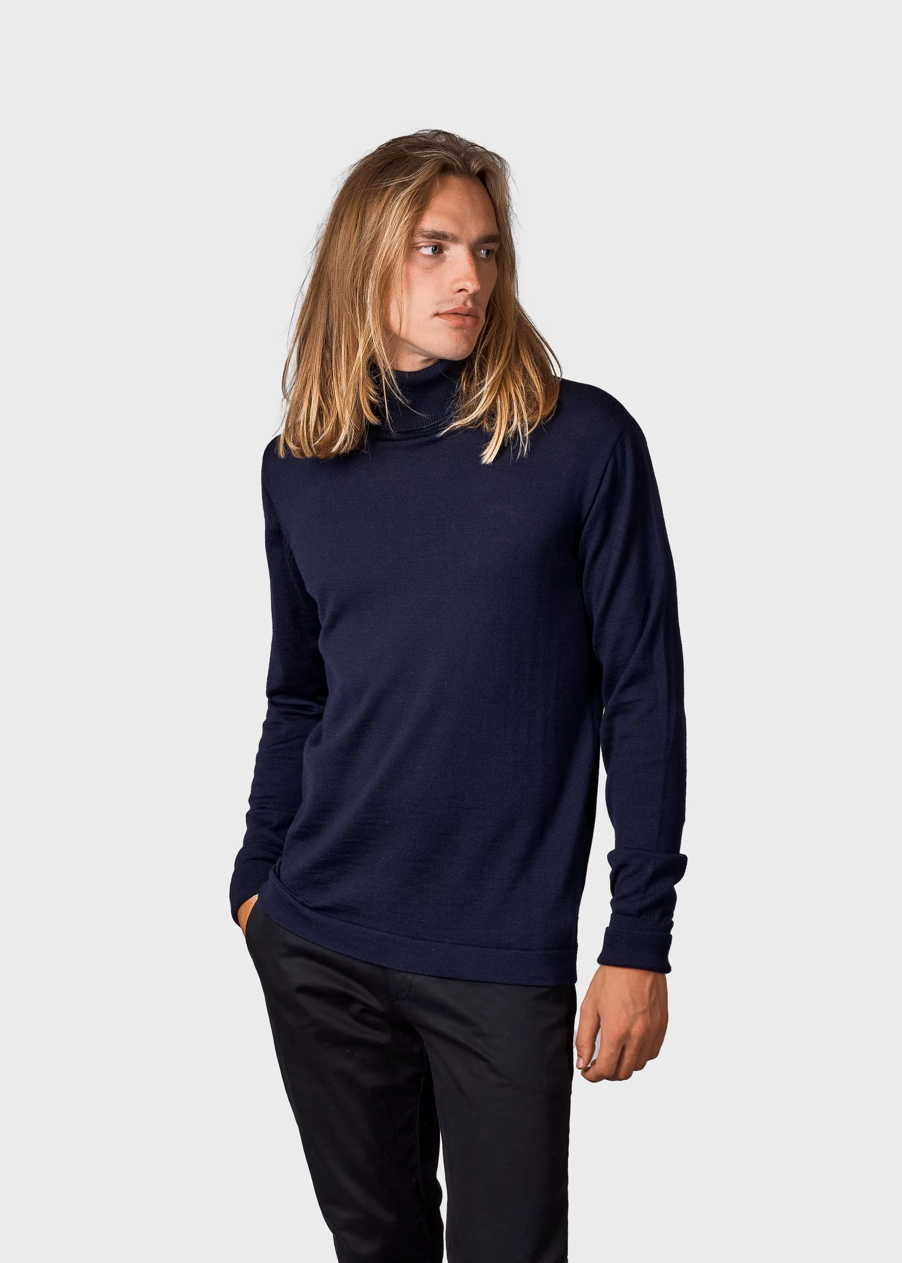 Klitmoller Collective Extrafine Merino wool*Anders knit - Navy