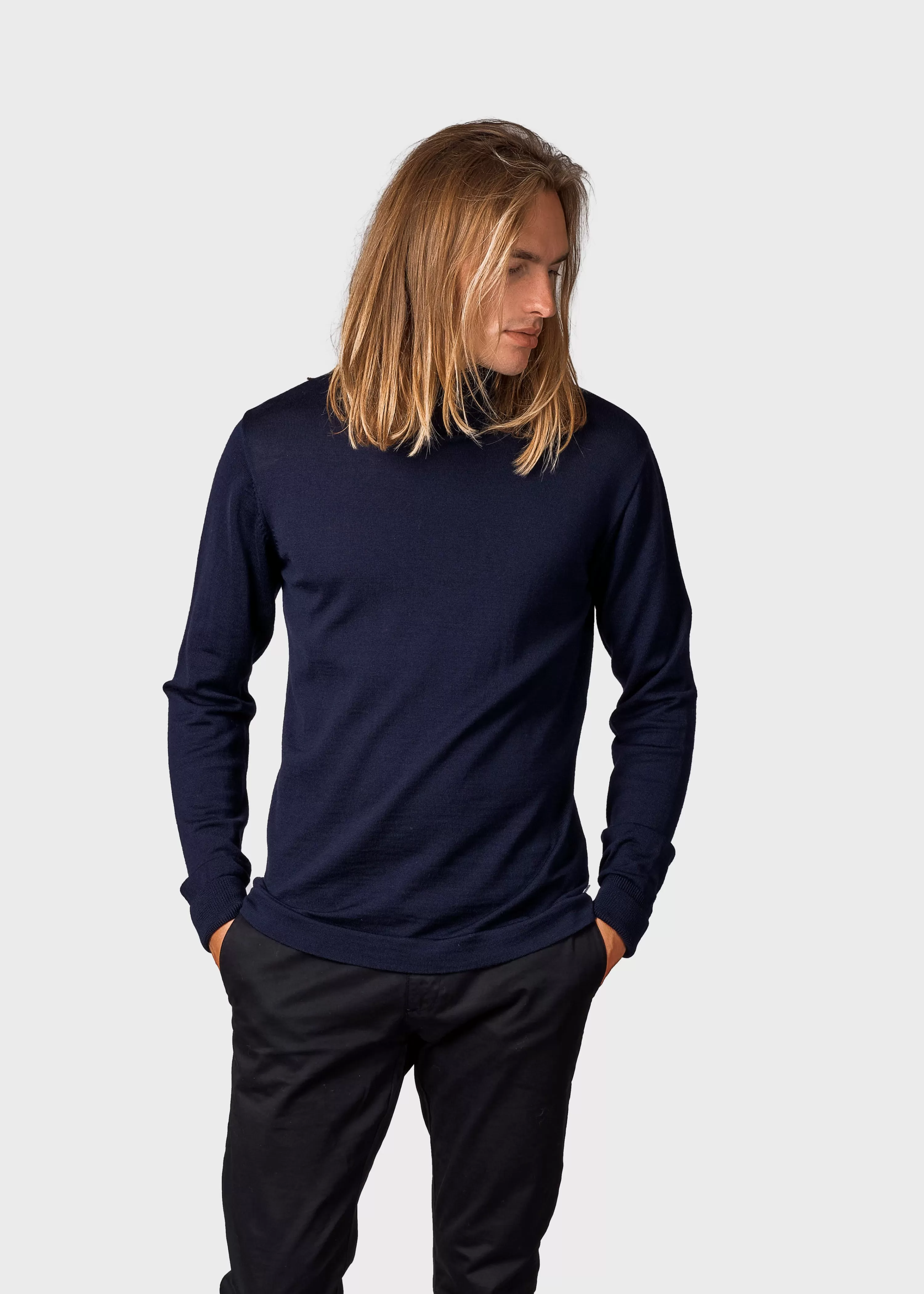 Klitmoller Collective Extrafine Merino wool*Anders knit - Navy