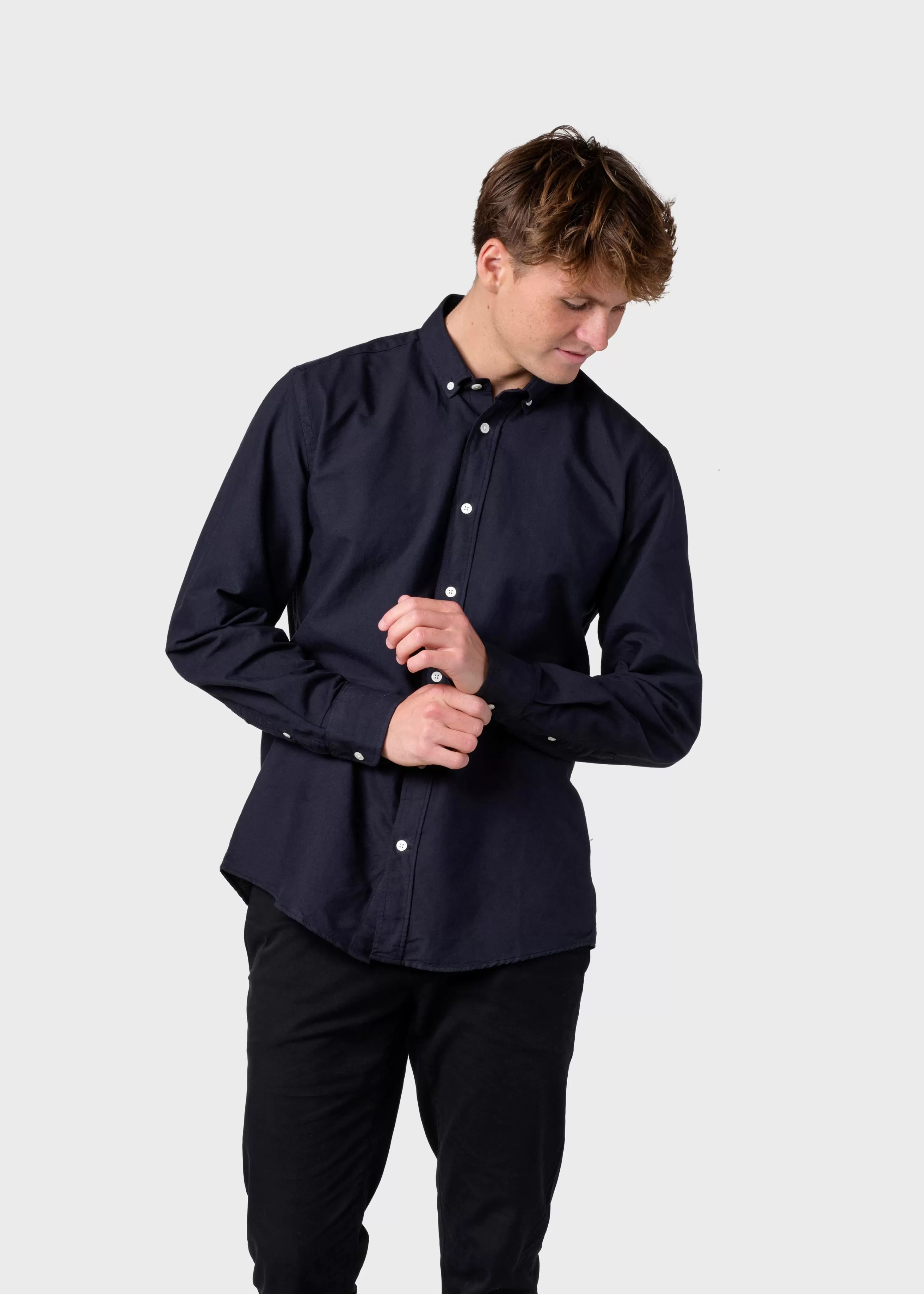 Klitmoller Collective Shirts*Basic shirt - Navy