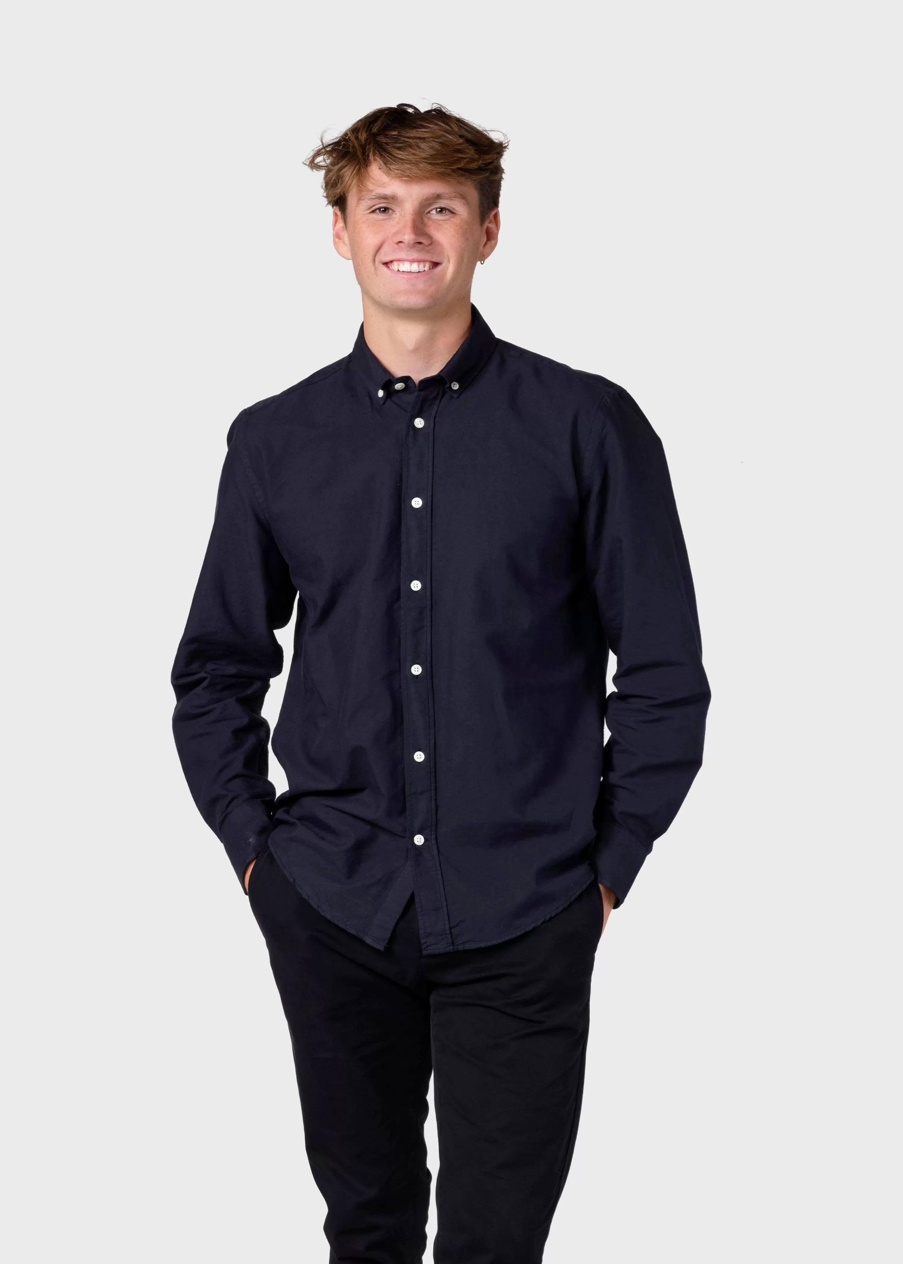 Klitmoller Collective Shirts*Basic shirt - Navy