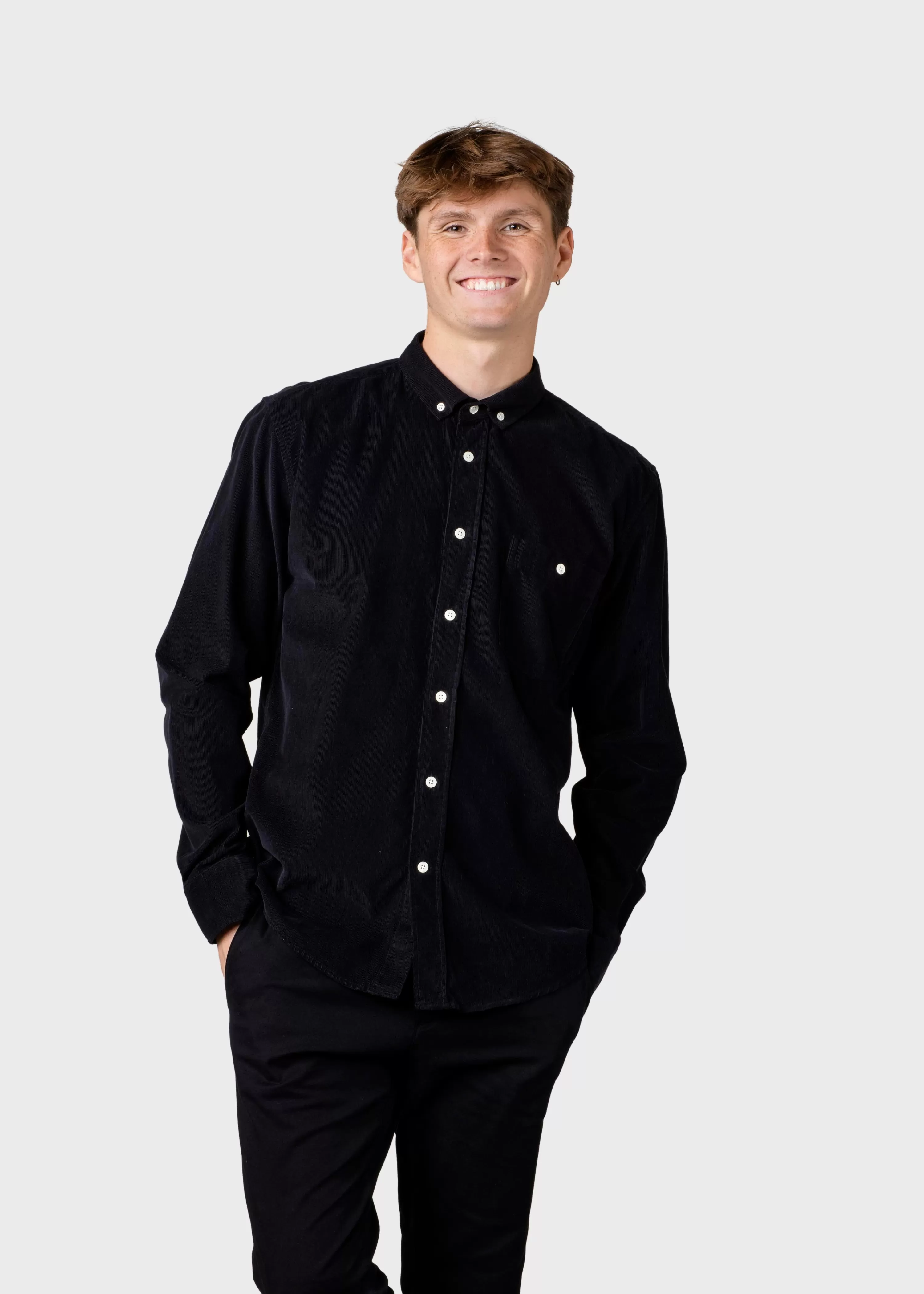 Klitmoller Collective Shirts*Benjamin corduroy shirt -