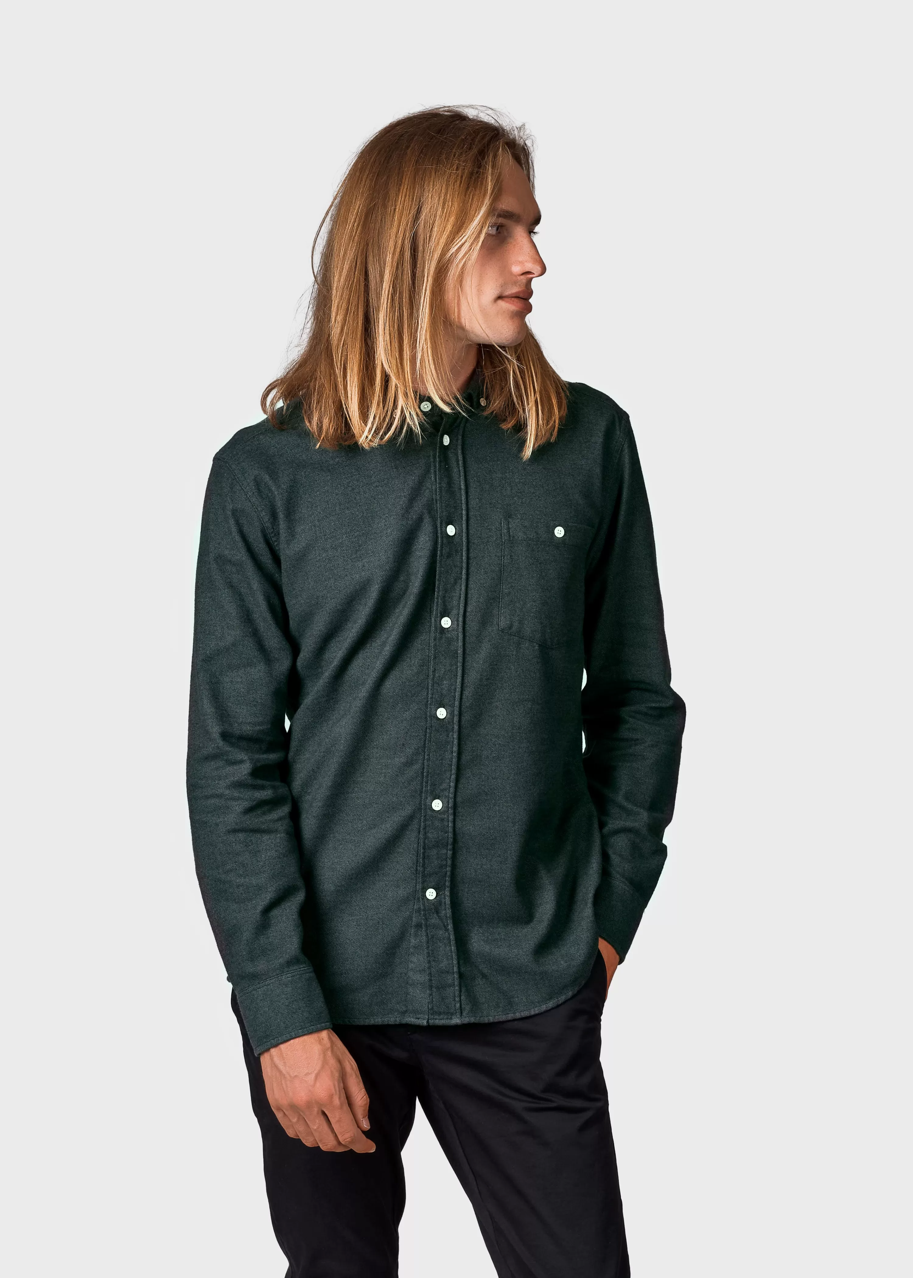 Klitmoller Collective Shirts*Benjamin lumber shirt - Olive