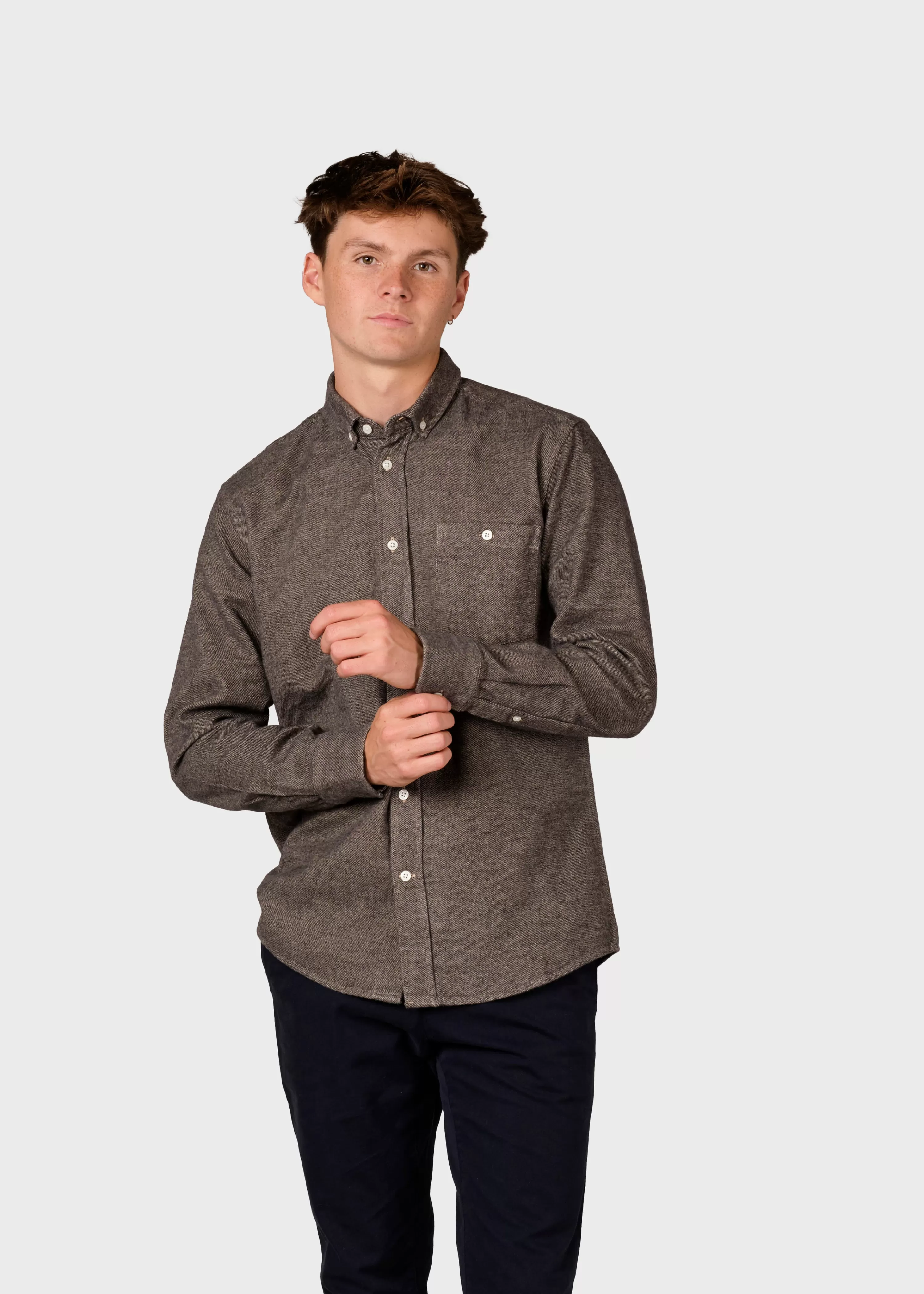 Klitmoller Collective Shirts*Benjamin lumber shirt - Sand