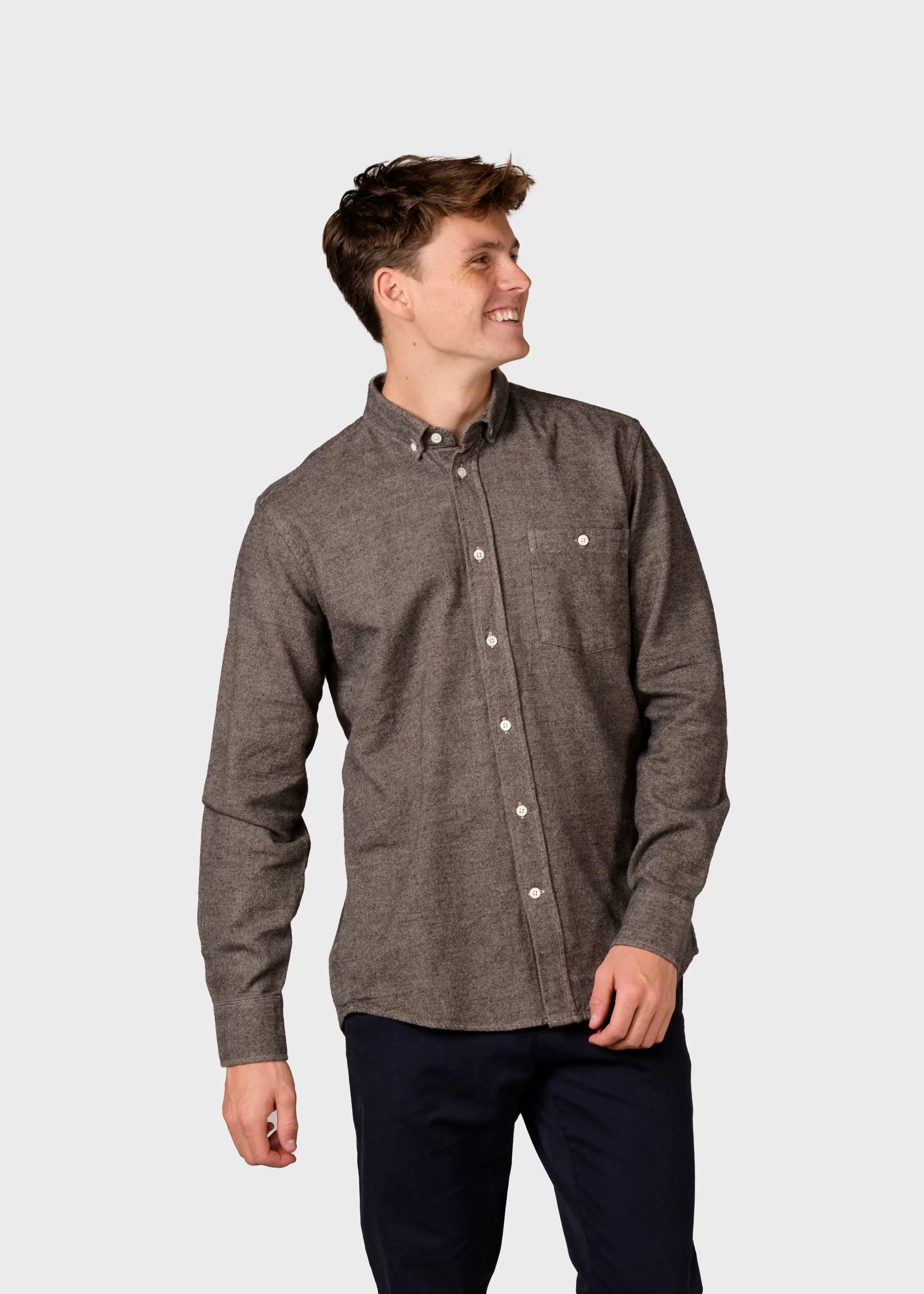 Klitmoller Collective Shirts*Benjamin lumber shirt - Sand