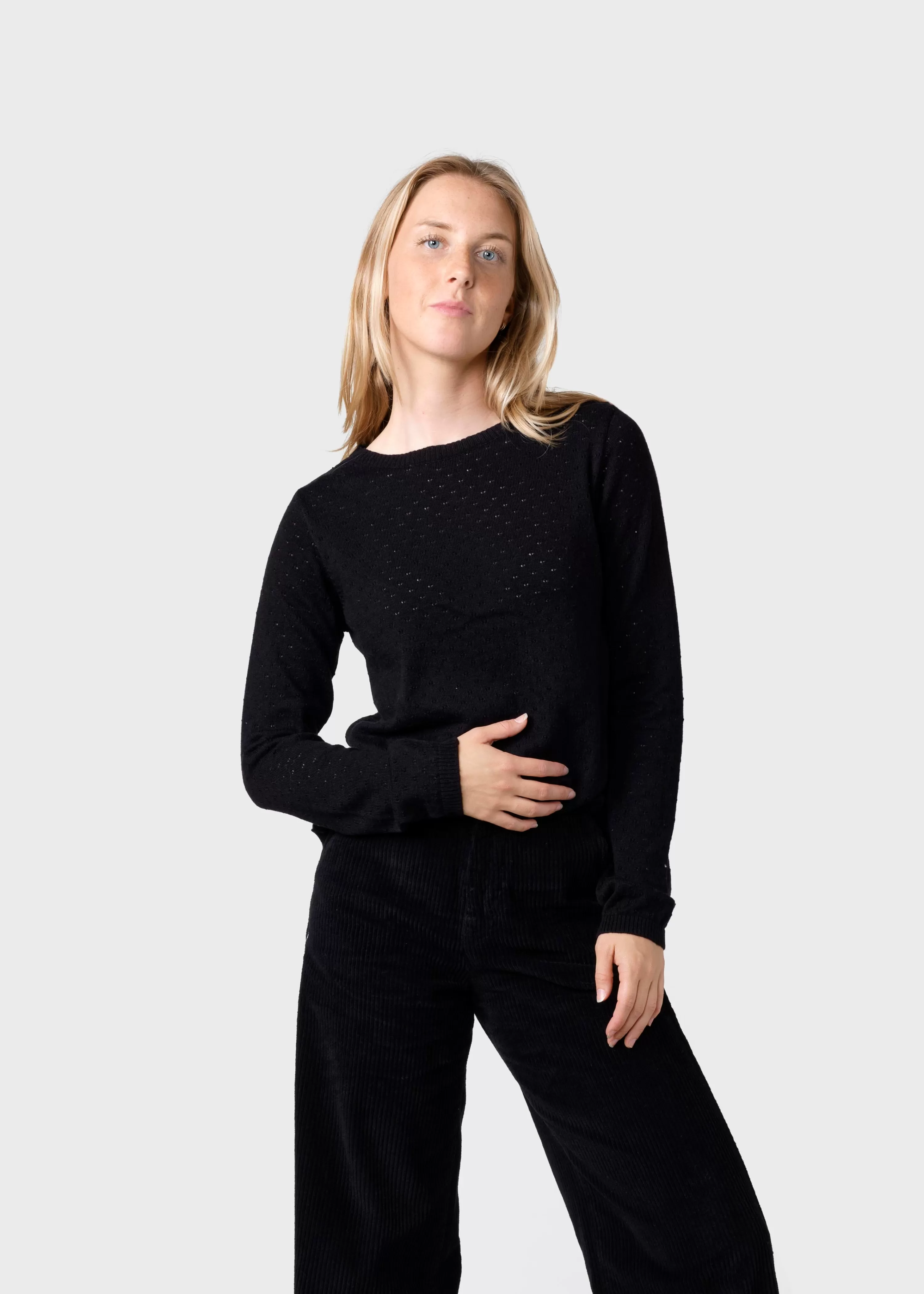 Klitmoller Collective Cotton/Cashmere | Knitwear*Birla knit - Black