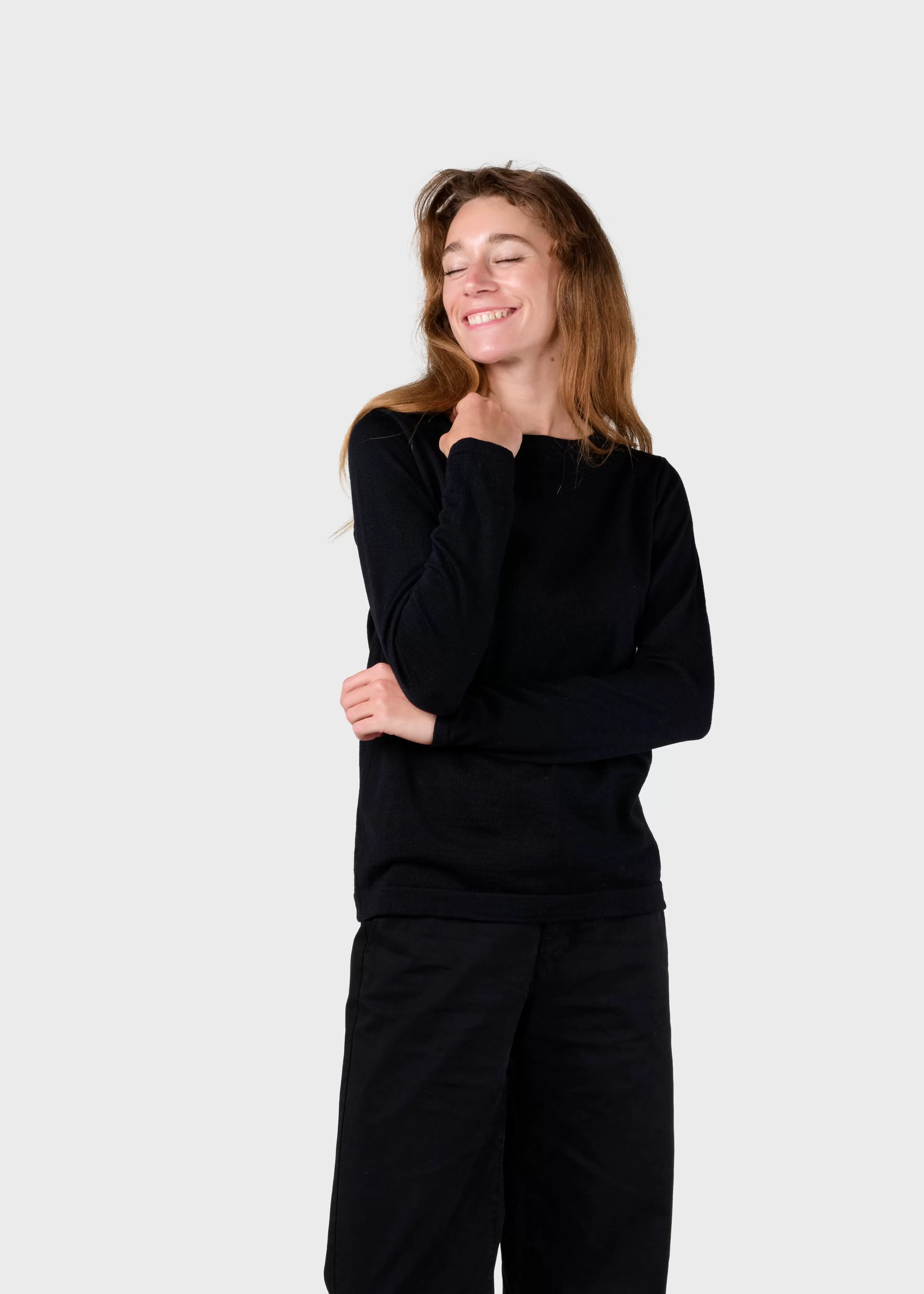 Klitmoller Collective Knitwear | Extrafine Merino wool*Charlotte knit - Black