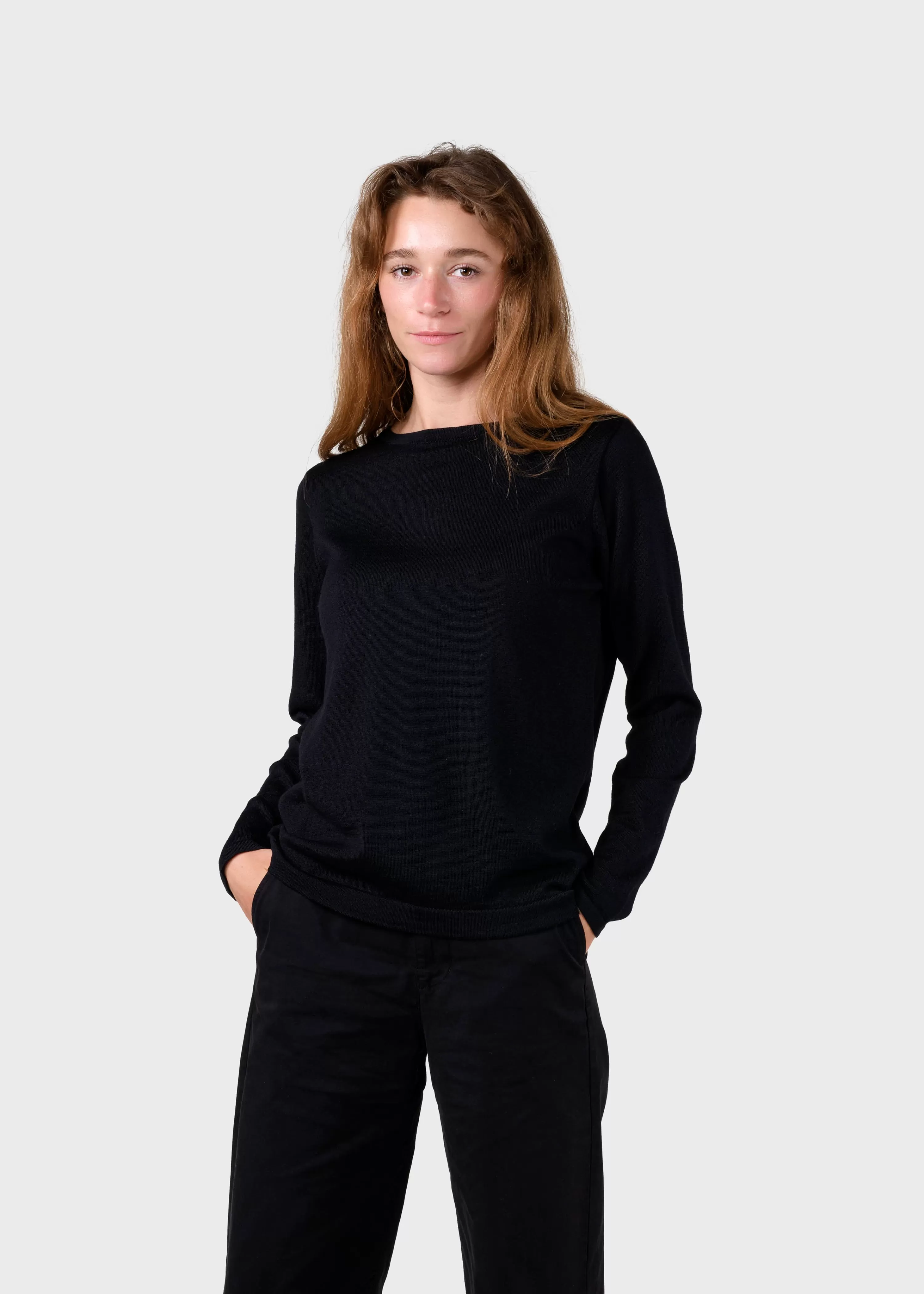 Klitmoller Collective Knitwear | Extrafine Merino wool*Charlotte knit - Black