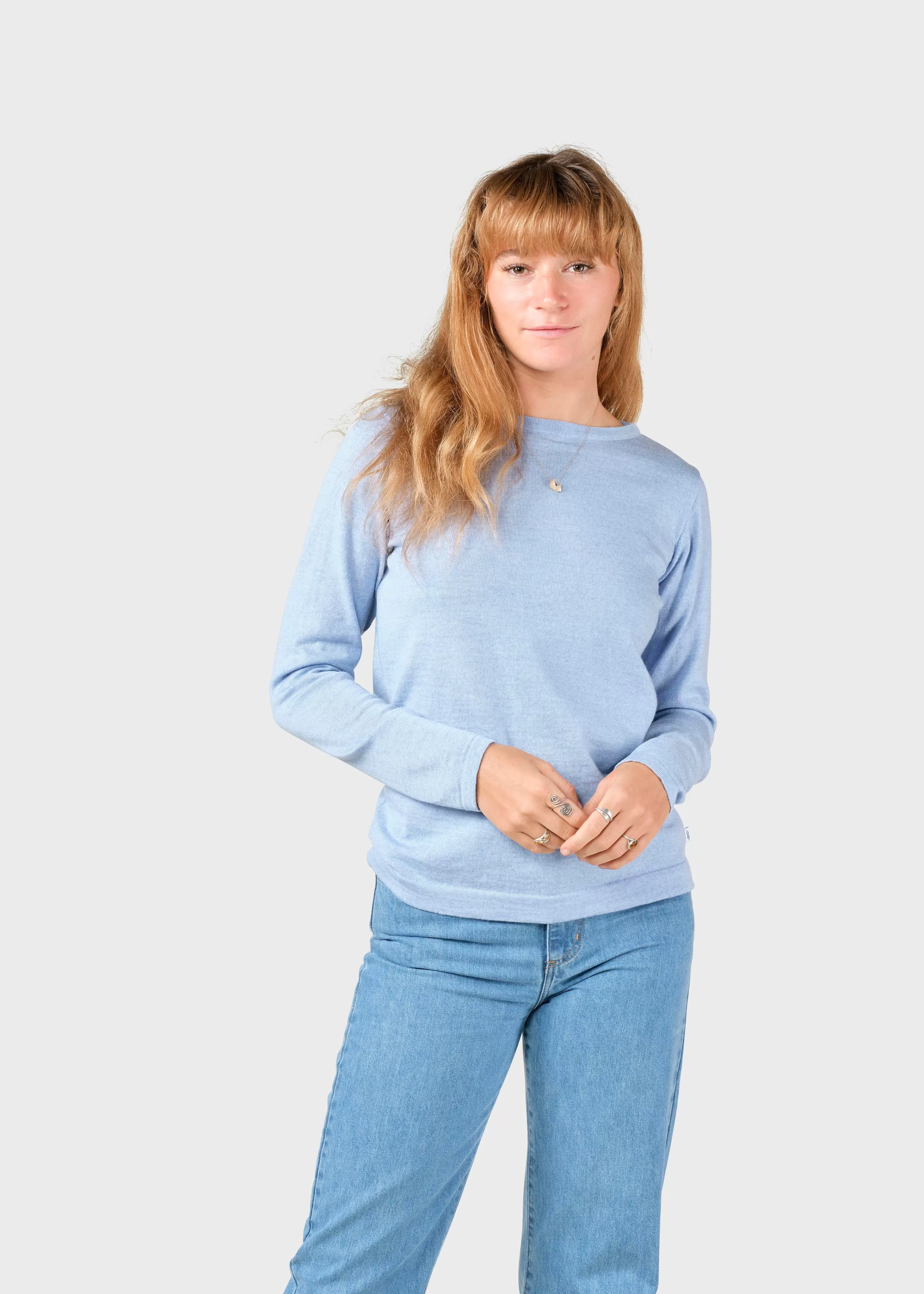 Klitmoller Collective Knitwear | Extrafine Merino wool*Charlotte knit - Light blue