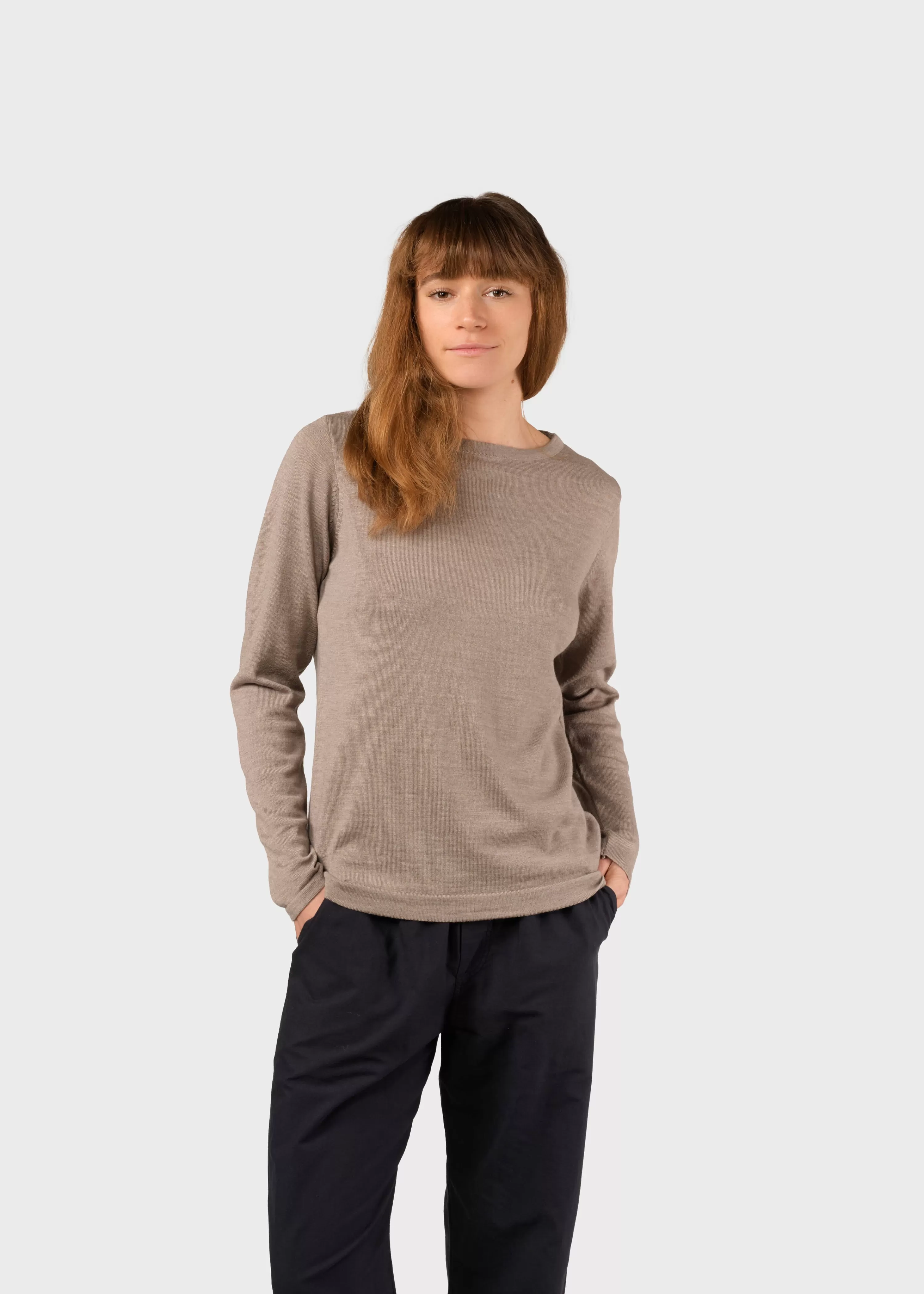 Klitmoller Collective Knitwear | Extrafine Merino wool*Charlotte knit - Sand