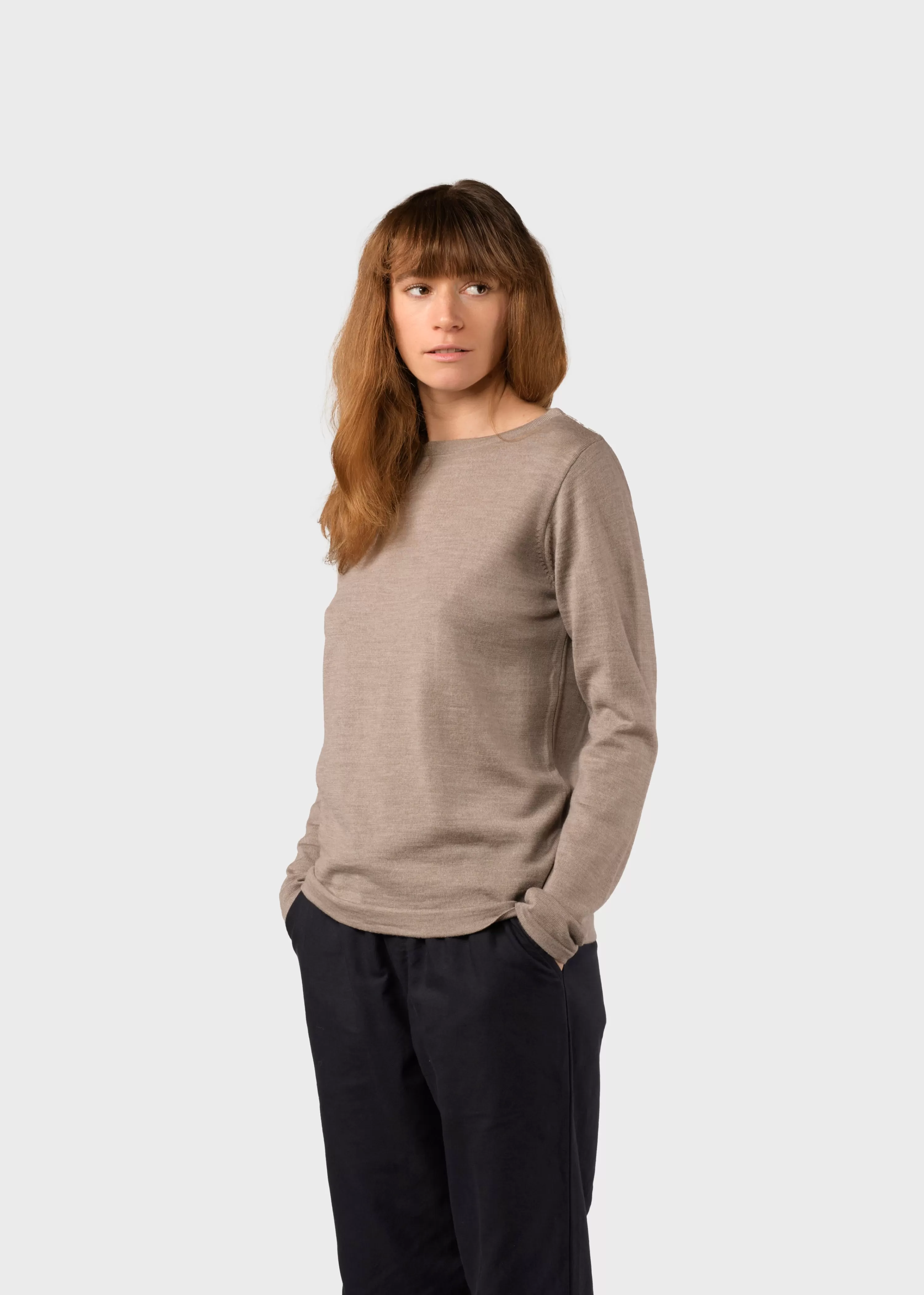 Klitmoller Collective Knitwear | Extrafine Merino wool*Charlotte knit - Sand