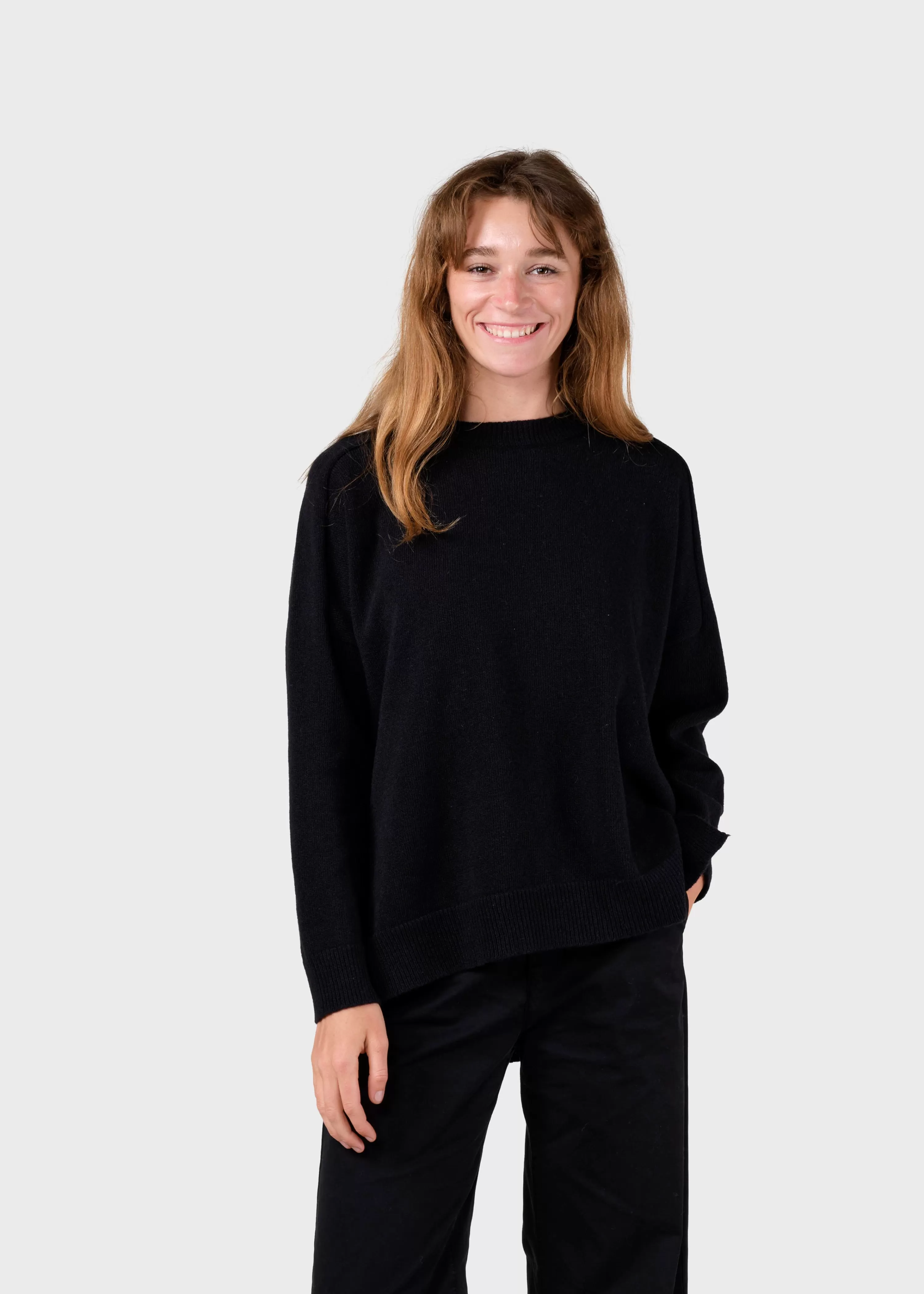 Klitmoller Collective Knitwear | Brushed Merino wool*Cirkeline knit - Black