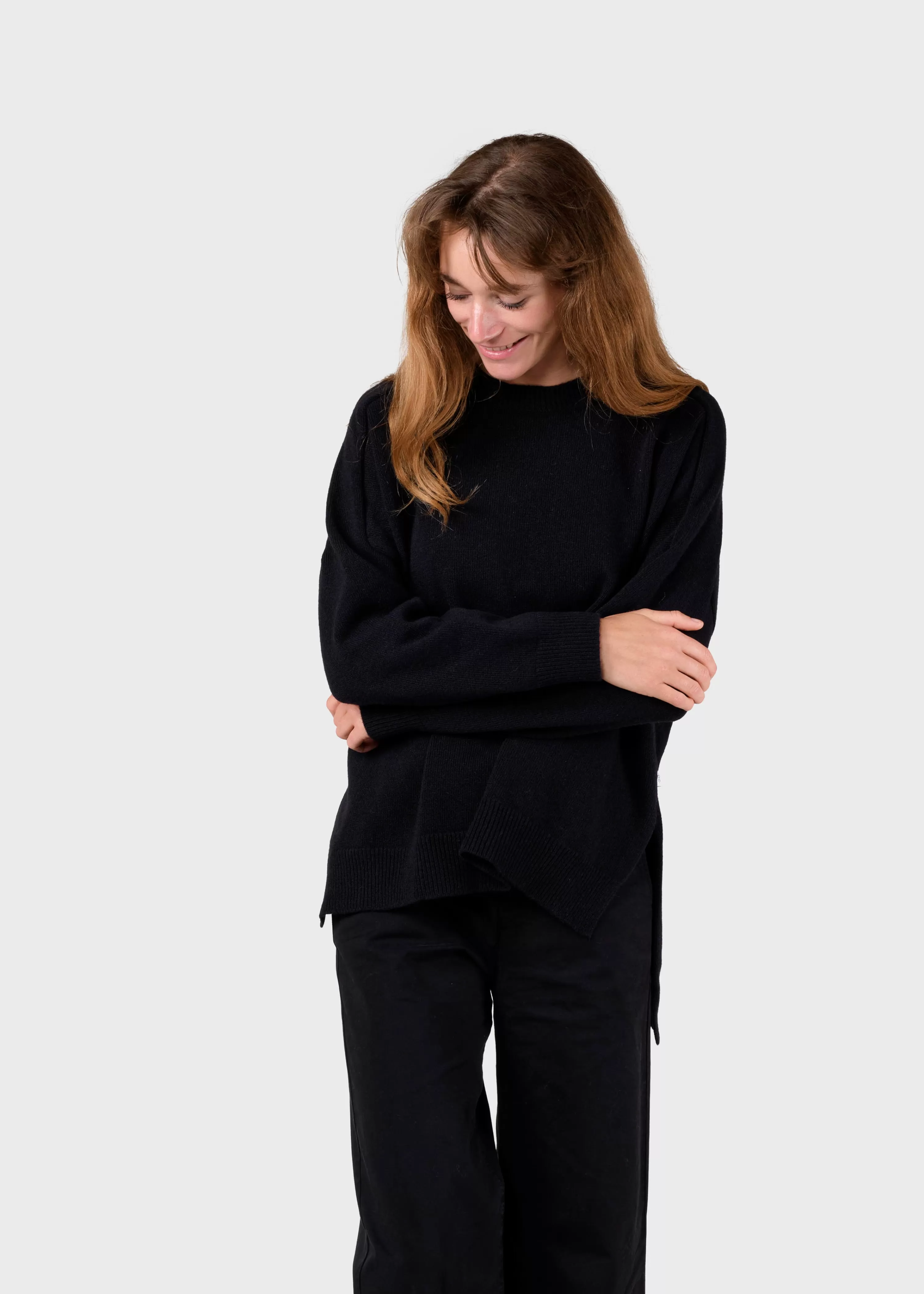 Klitmoller Collective Knitwear | Brushed Merino wool*Cirkeline knit - Black