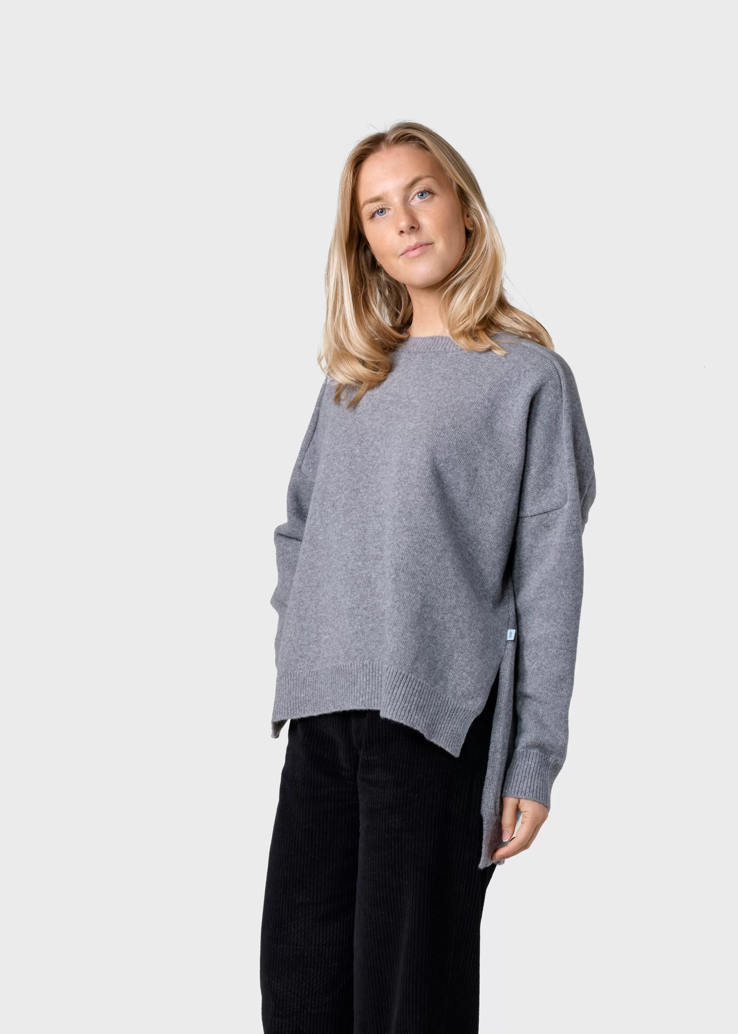 Klitmoller Collective Knitwear | Brushed Merino wool*Cirkeline knit - Light grey