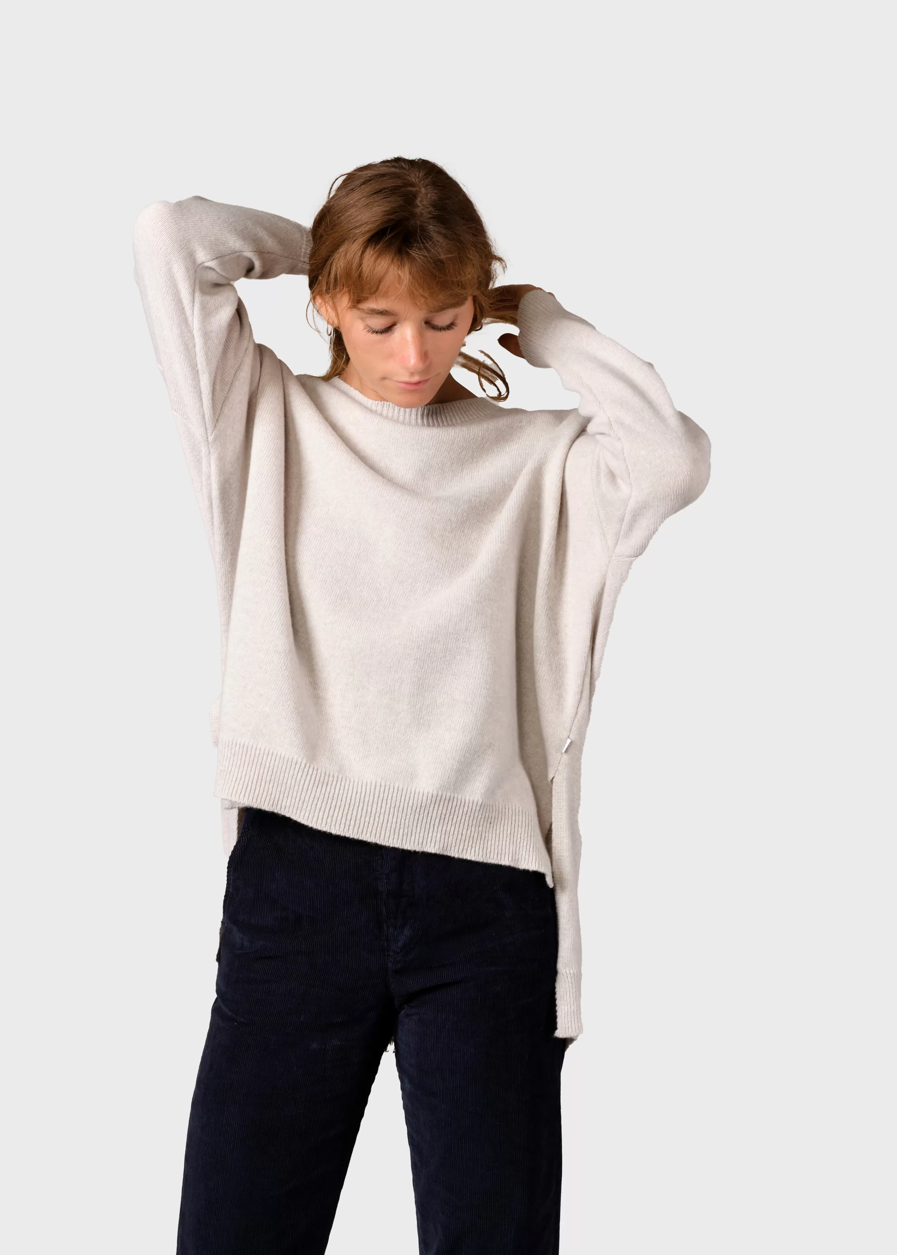 Klitmoller Collective Knitwear | Brushed Merino wool*Cirkeline knit - Pastel grey