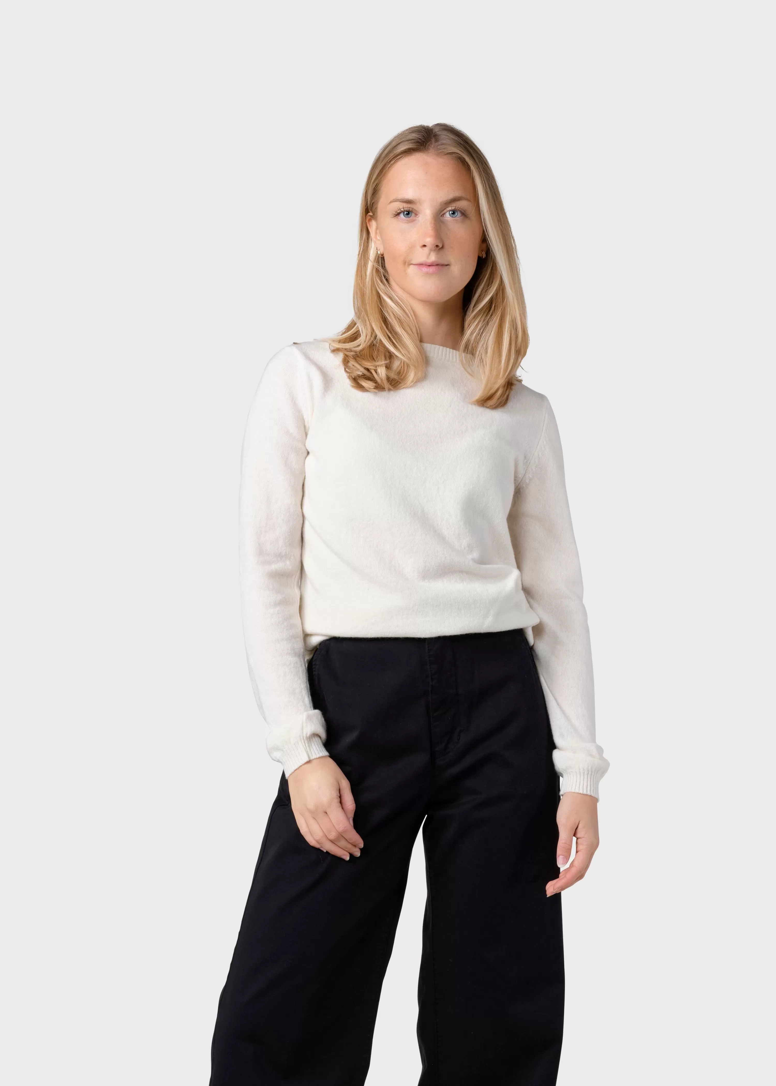 Klitmoller Collective Knitwear | Brushed Merino wool*Daniella knit - Cream