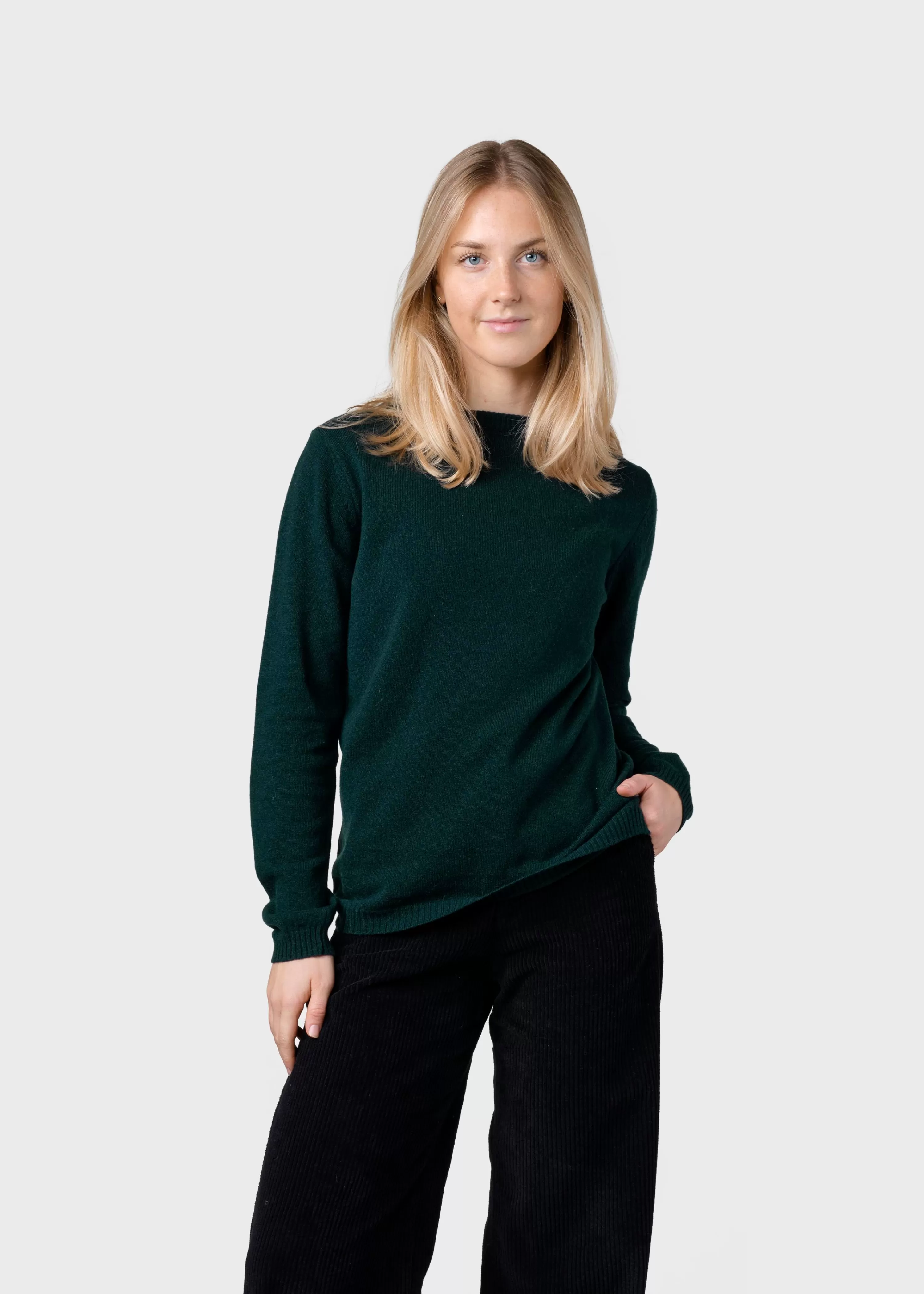 Klitmoller Collective Knitwear | Brushed Merino wool*Daniella knit - Moss Green