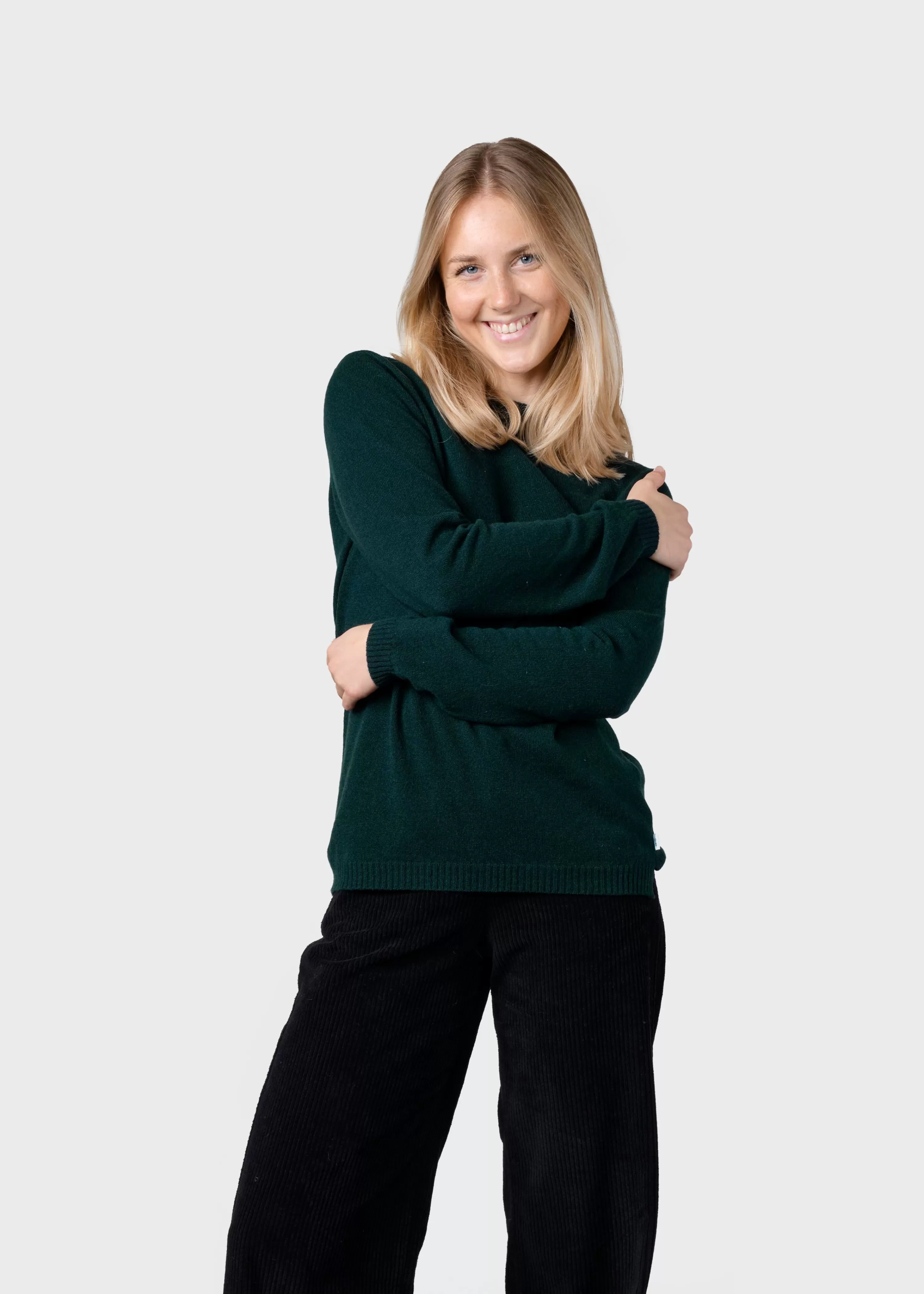 Klitmoller Collective Knitwear | Brushed Merino wool*Daniella knit - Moss Green