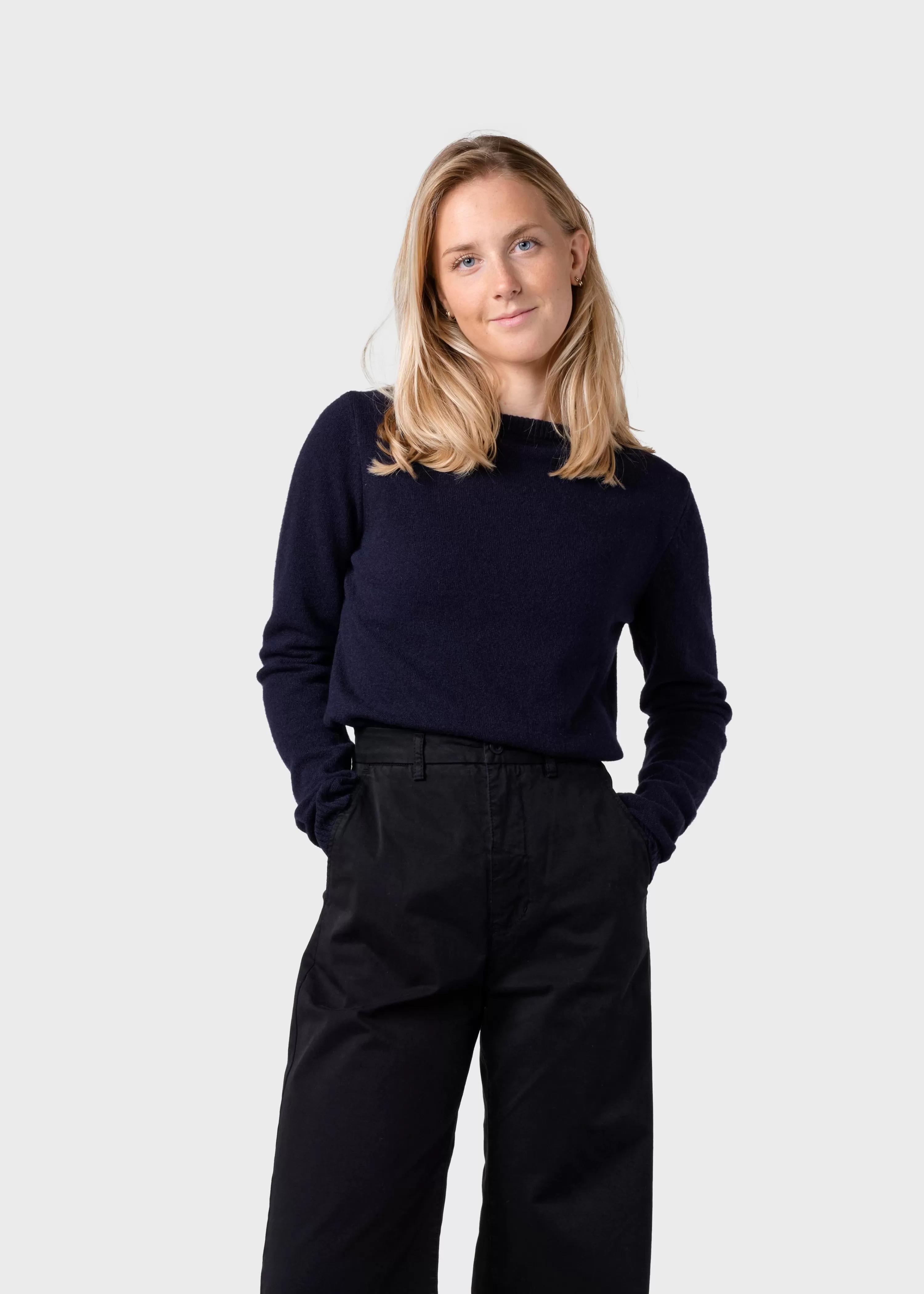 Klitmoller Collective Knitwear | Brushed Merino wool*Daniella knit - Navy