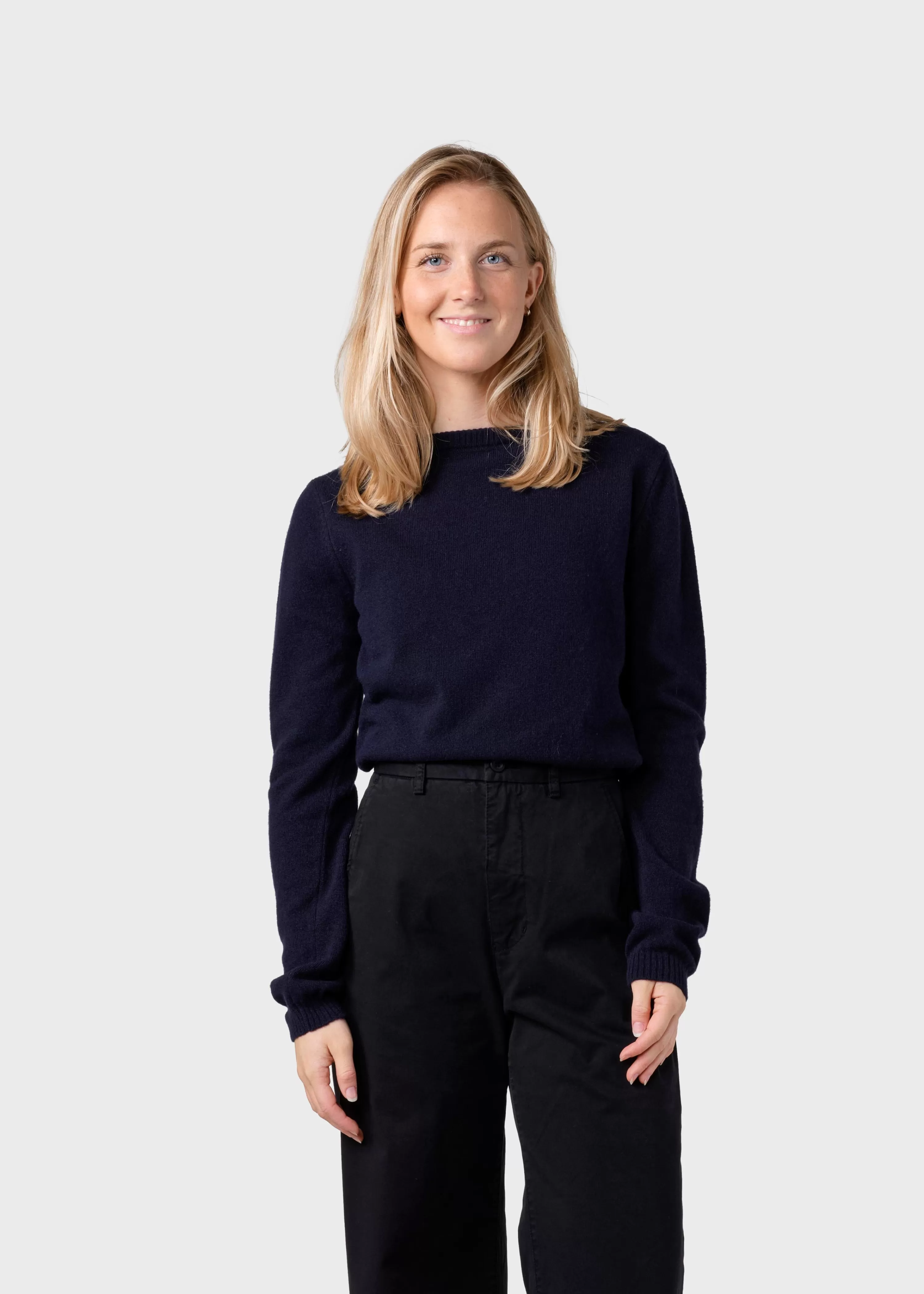 Klitmoller Collective Knitwear | Brushed Merino wool*Daniella knit - Navy