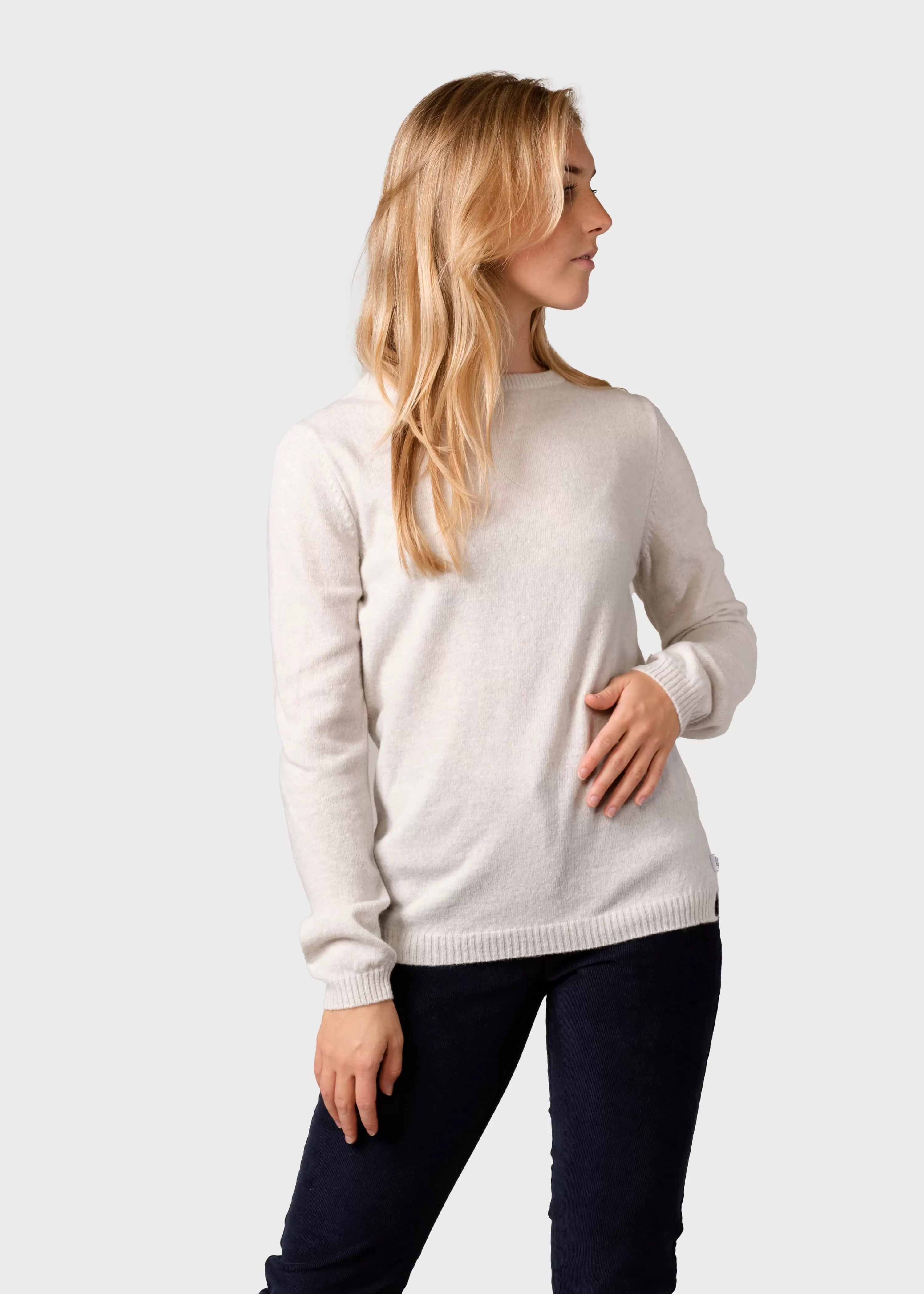 Klitmoller Collective Knitwear | Brushed Merino wool*Daniella knit - Pastel grey