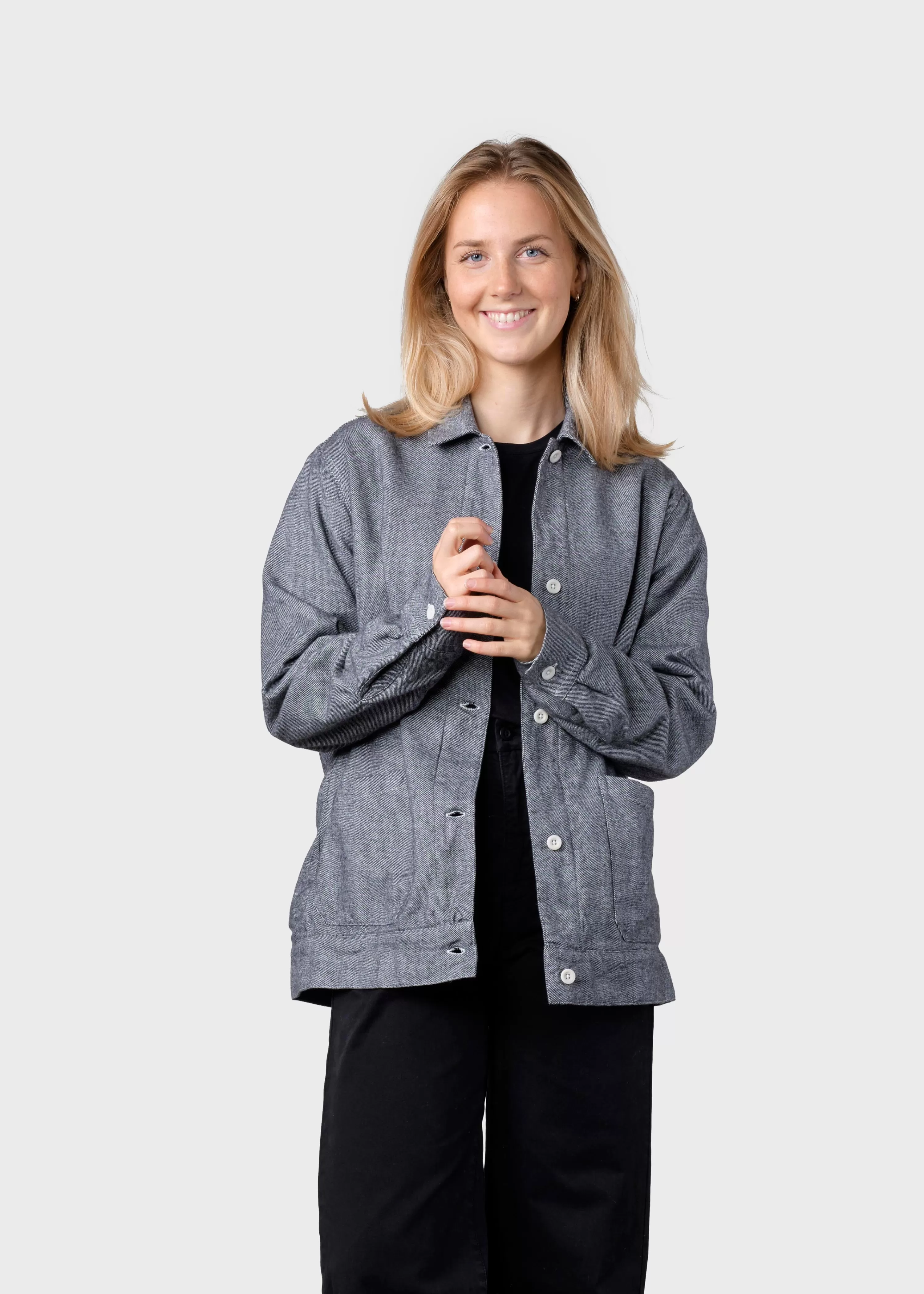 Klitmoller Collective Jackets*Ditte lumber overshirt - Light grey