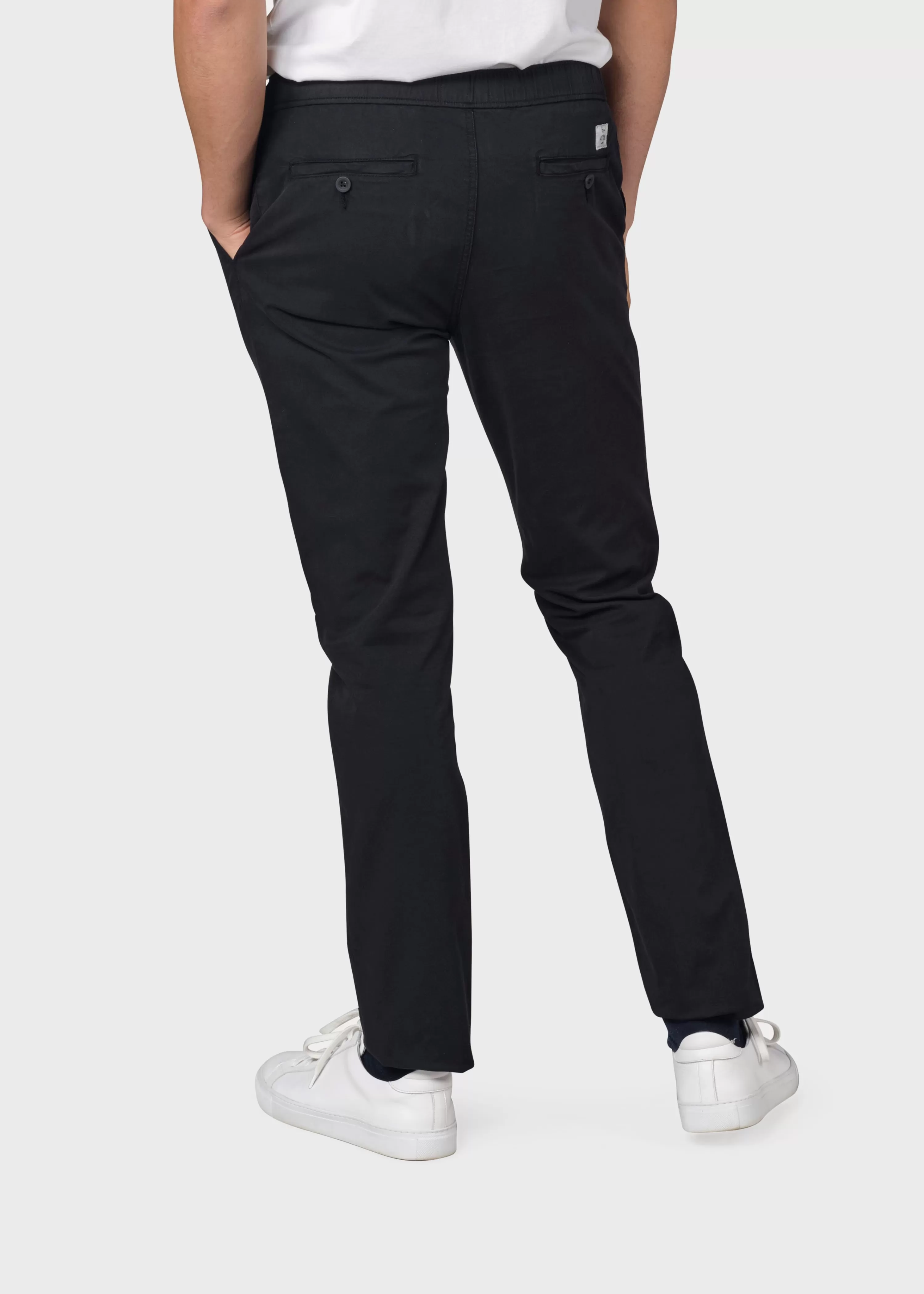 Klitmoller Collective Pants*Elliot twill chino - Black