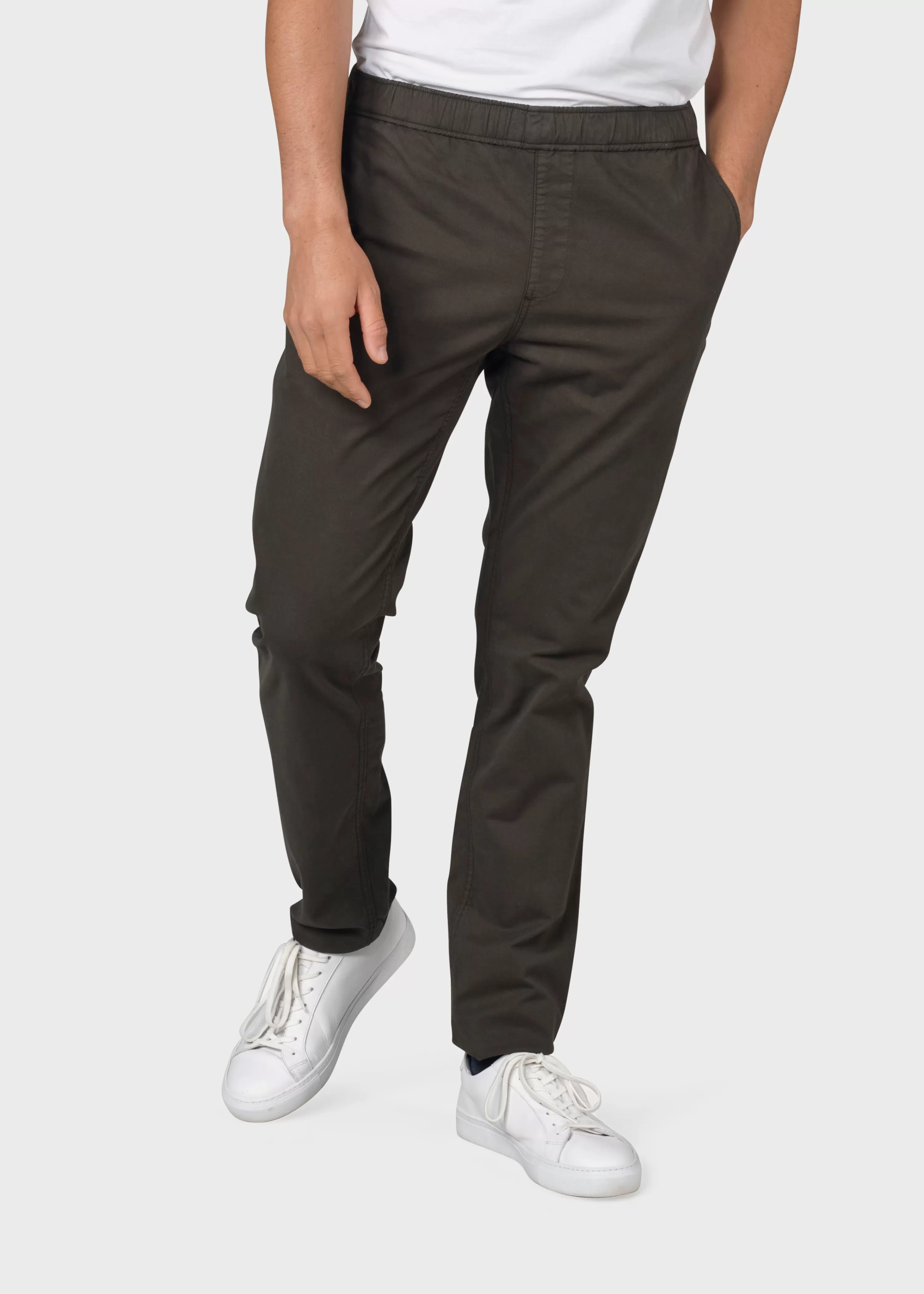 Klitmoller Collective Pants*Elliot twill chino - Olive