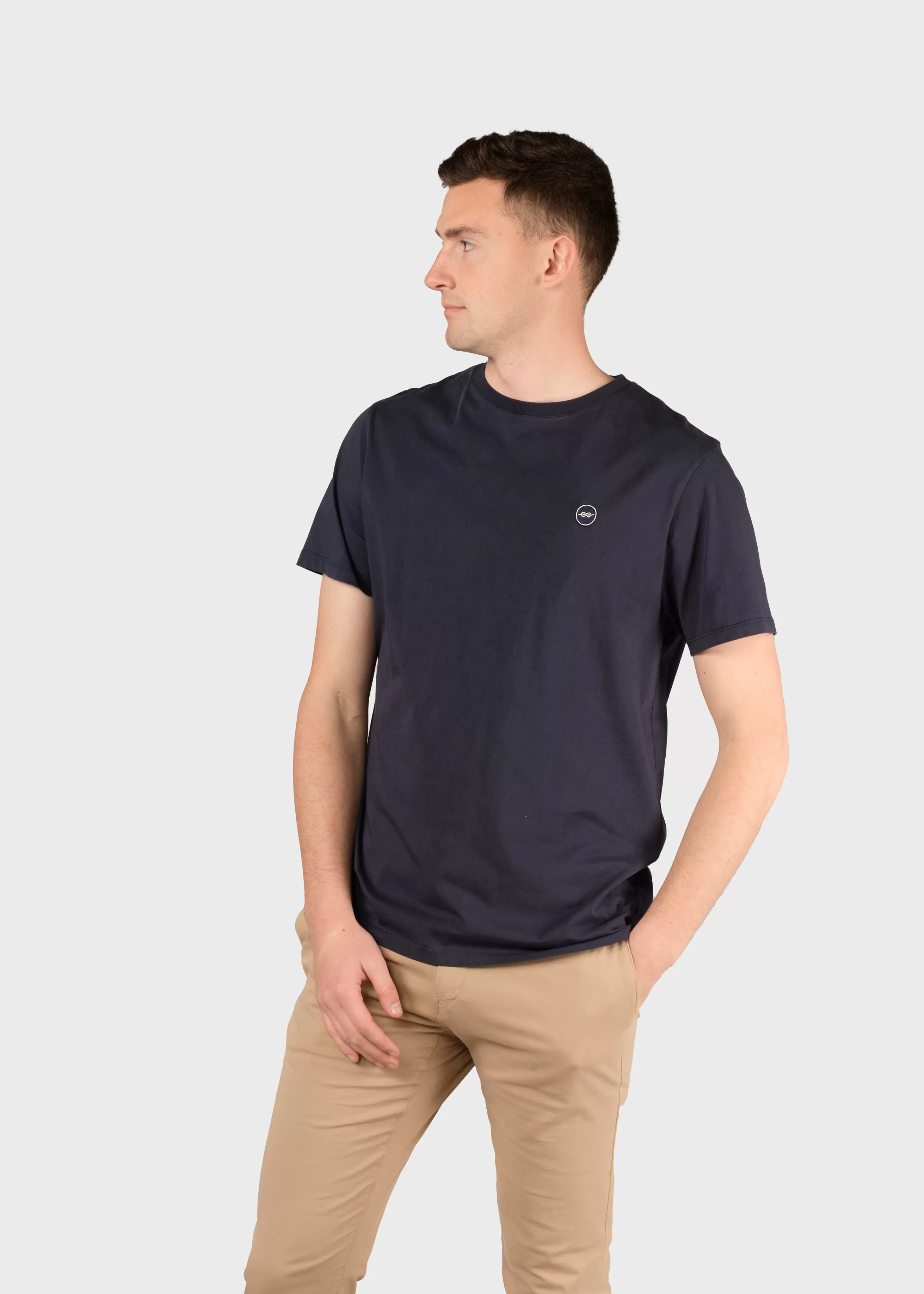 Klitmoller Collective T-shirts*Elton tee - Navy