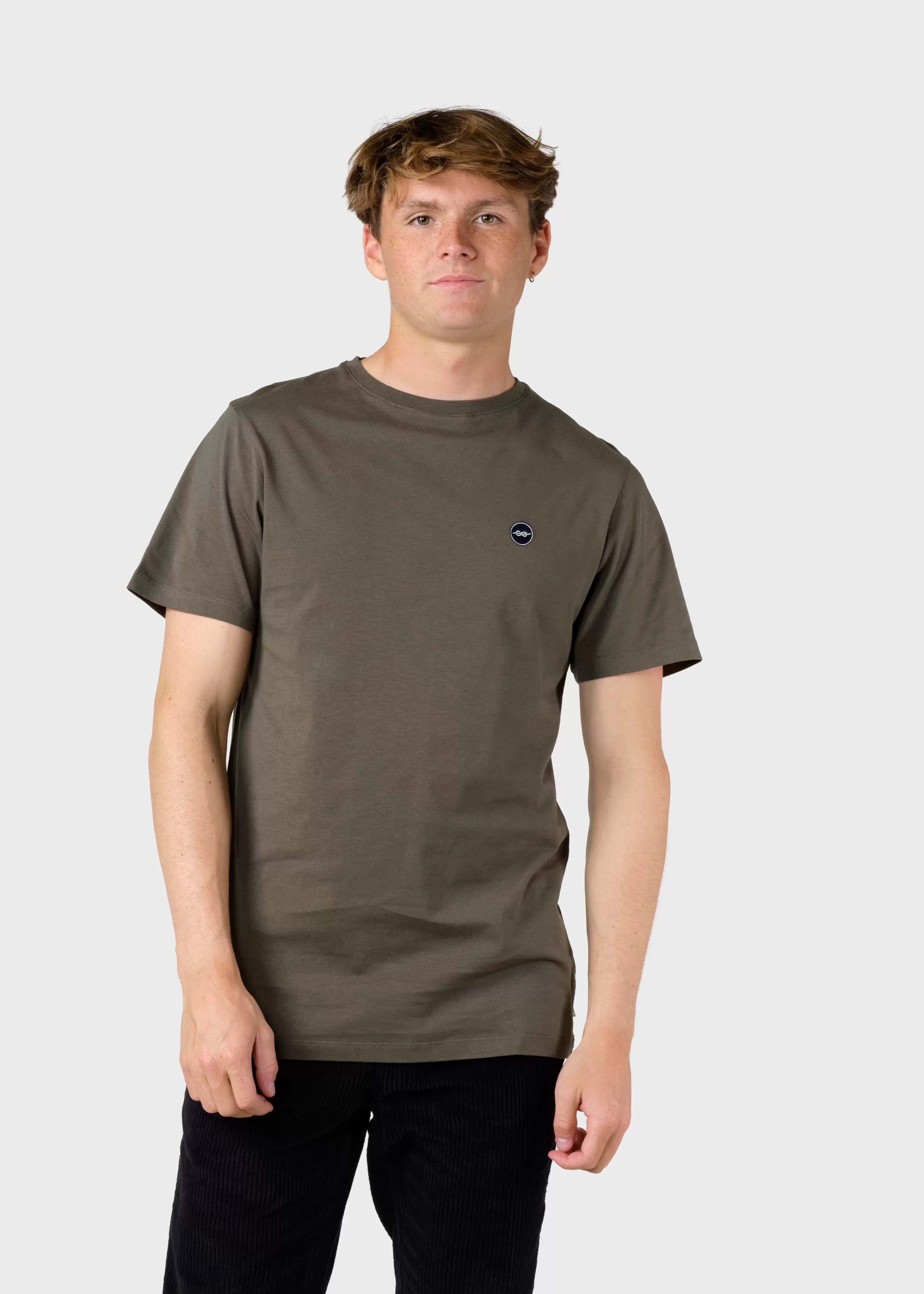 Klitmoller Collective T-shirts*Elton tee - Olive