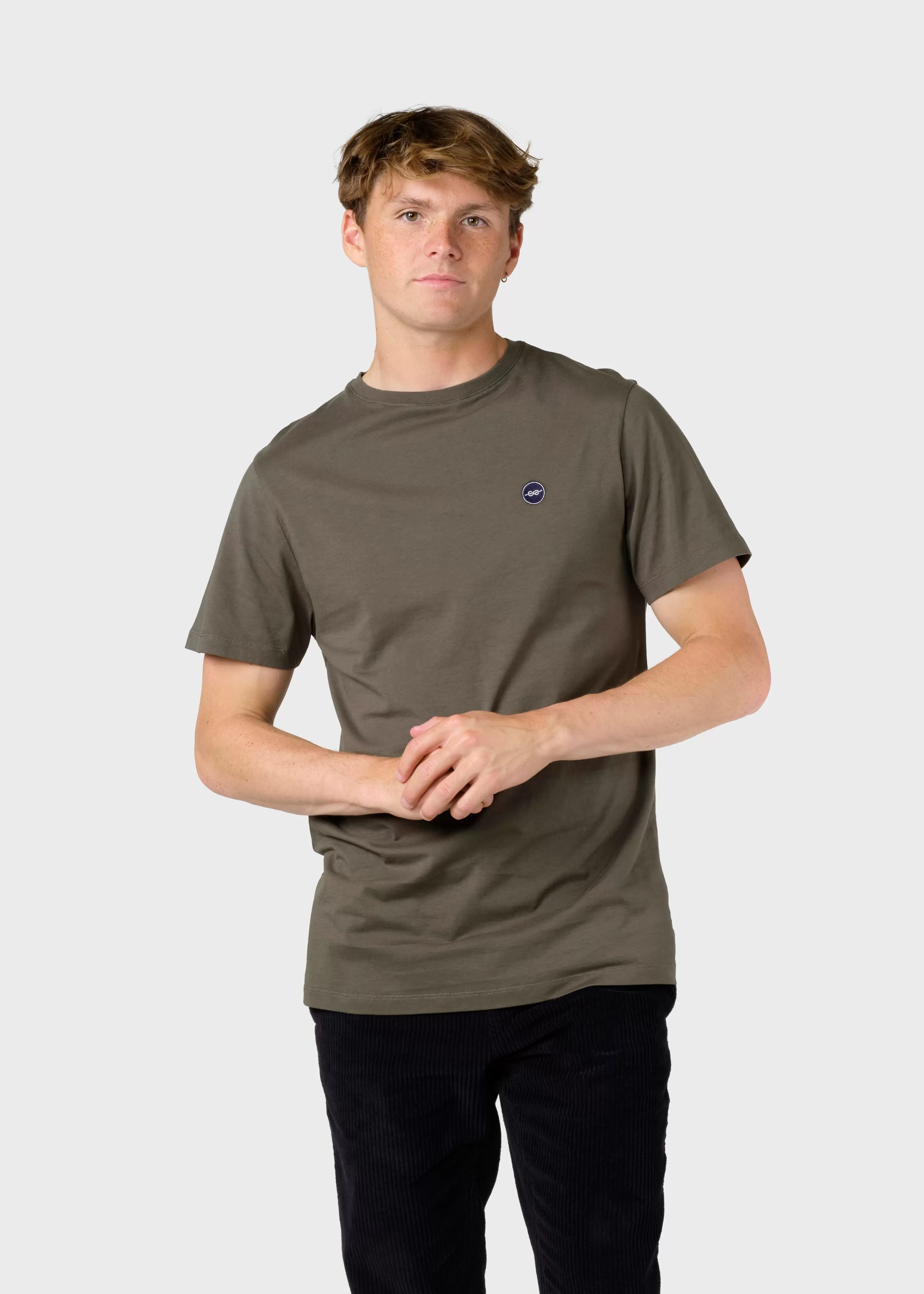 Klitmoller Collective T-shirts*Elton tee - Olive