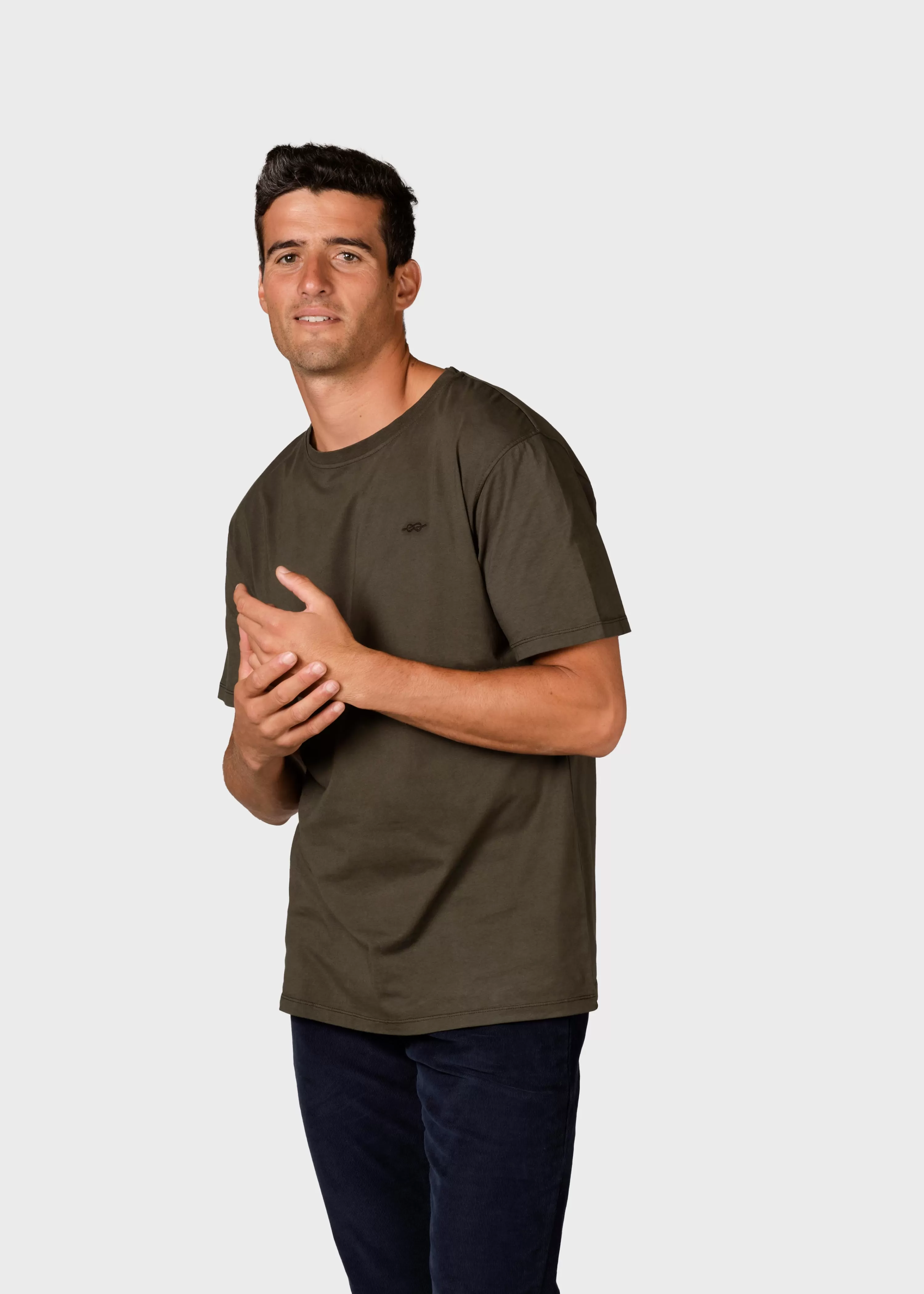 Klitmoller Collective T-shirts*Felix tee - Olive