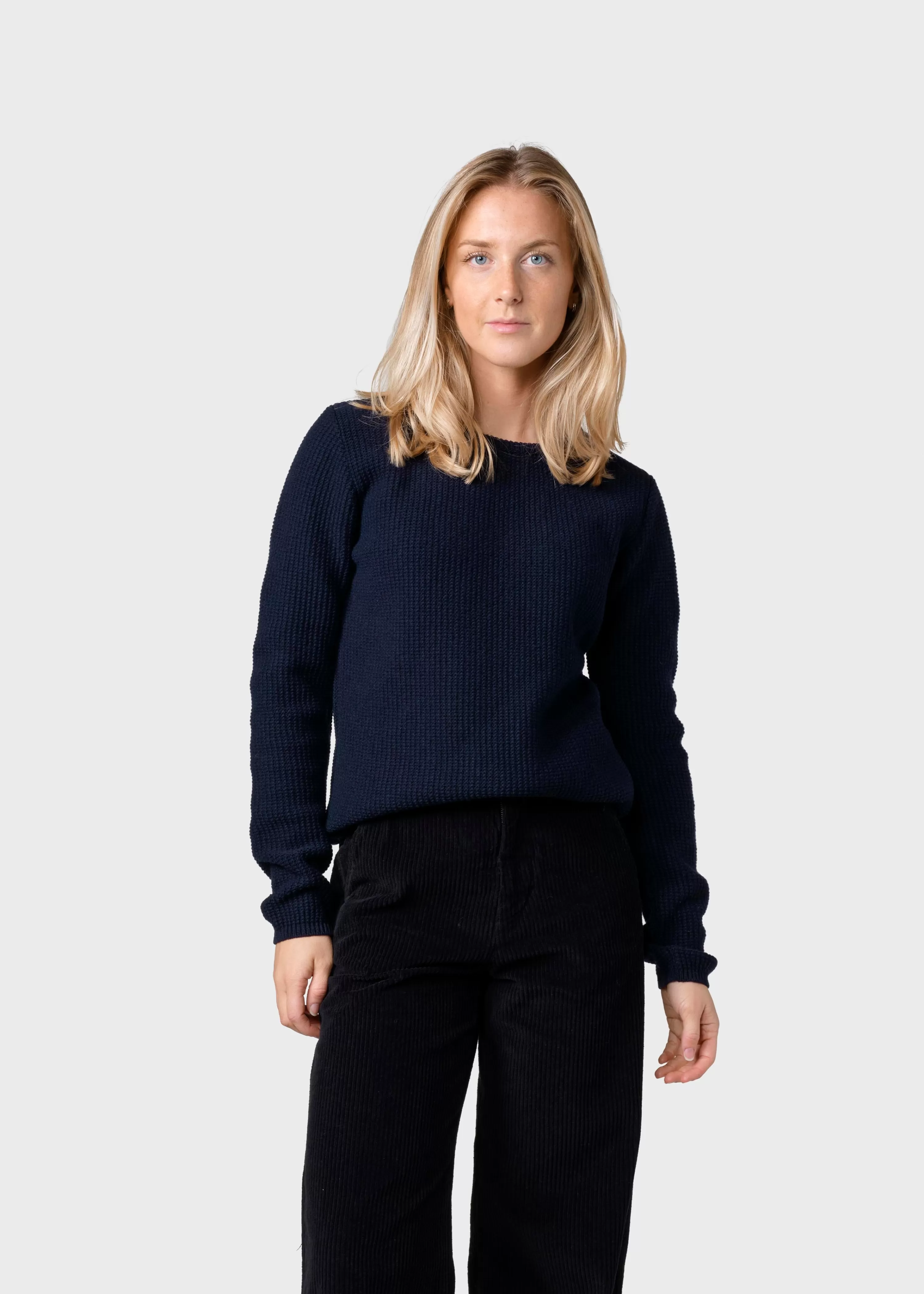 Klitmoller Collective Knitwear | Brushed Merino wool*Fenja knit - Navy