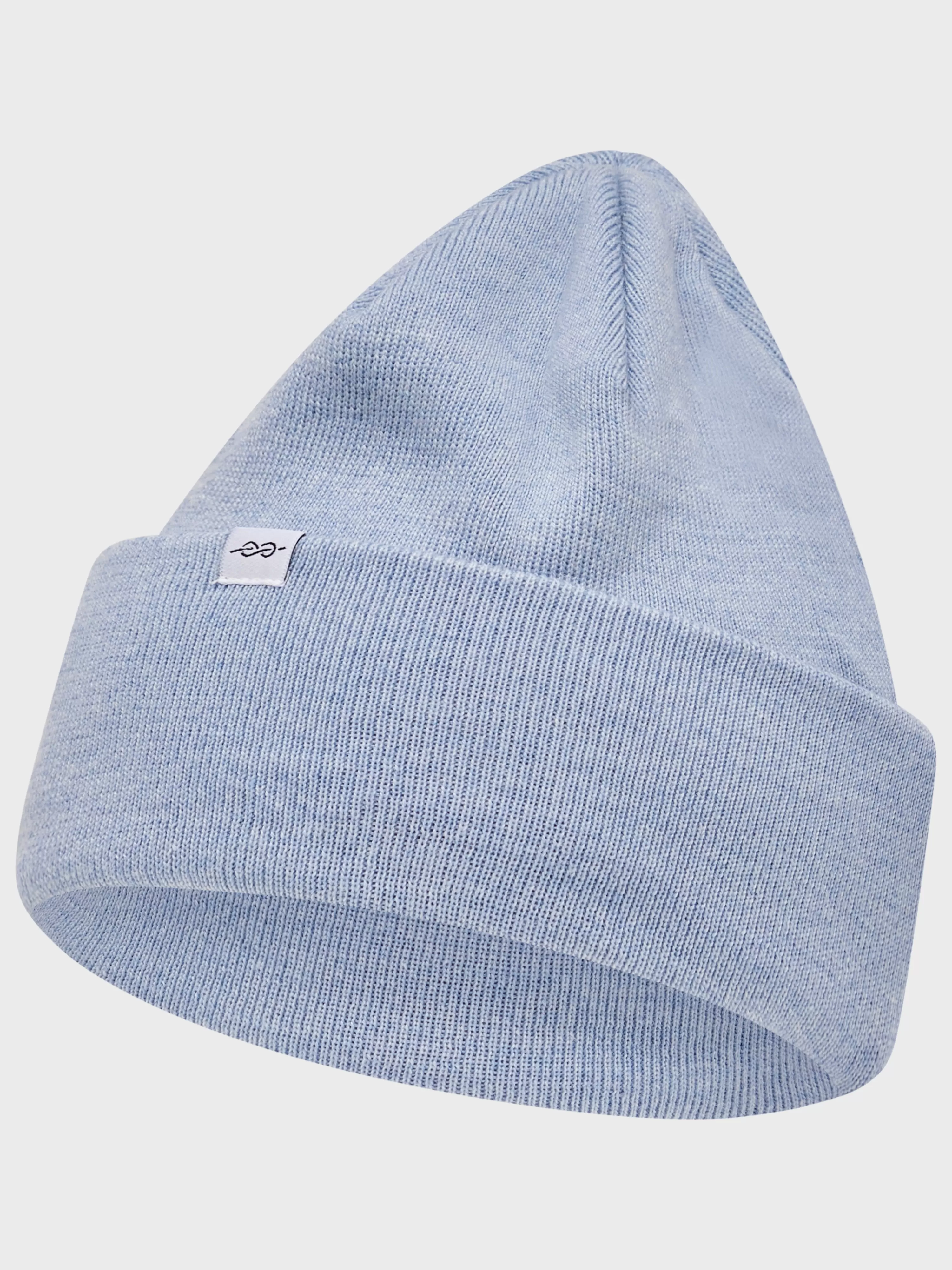 Klitmoller Collective Beanies*Fine rib beanie - Light blue