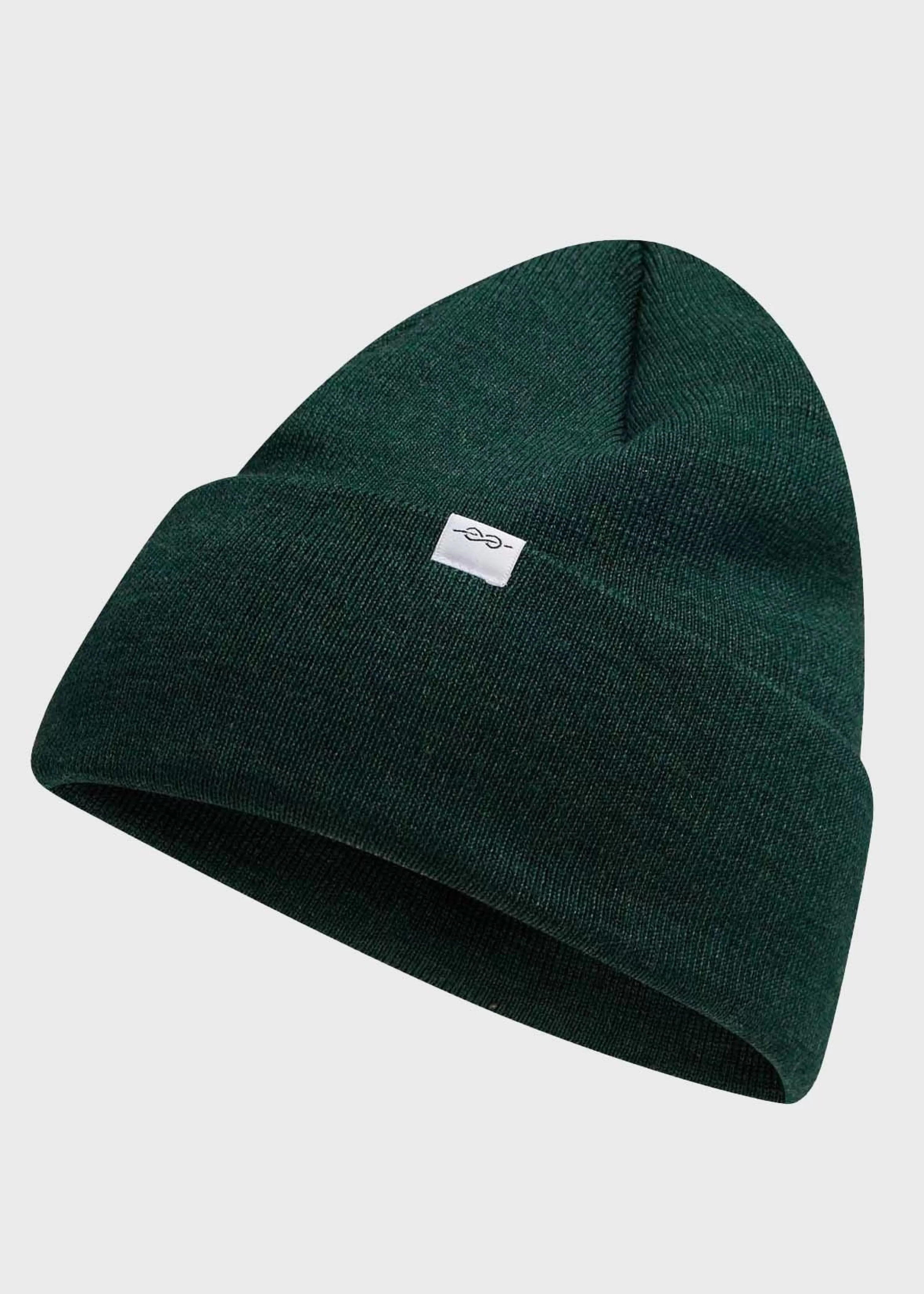 Klitmoller Collective Beanies*Fine rib beanie - Moss Green