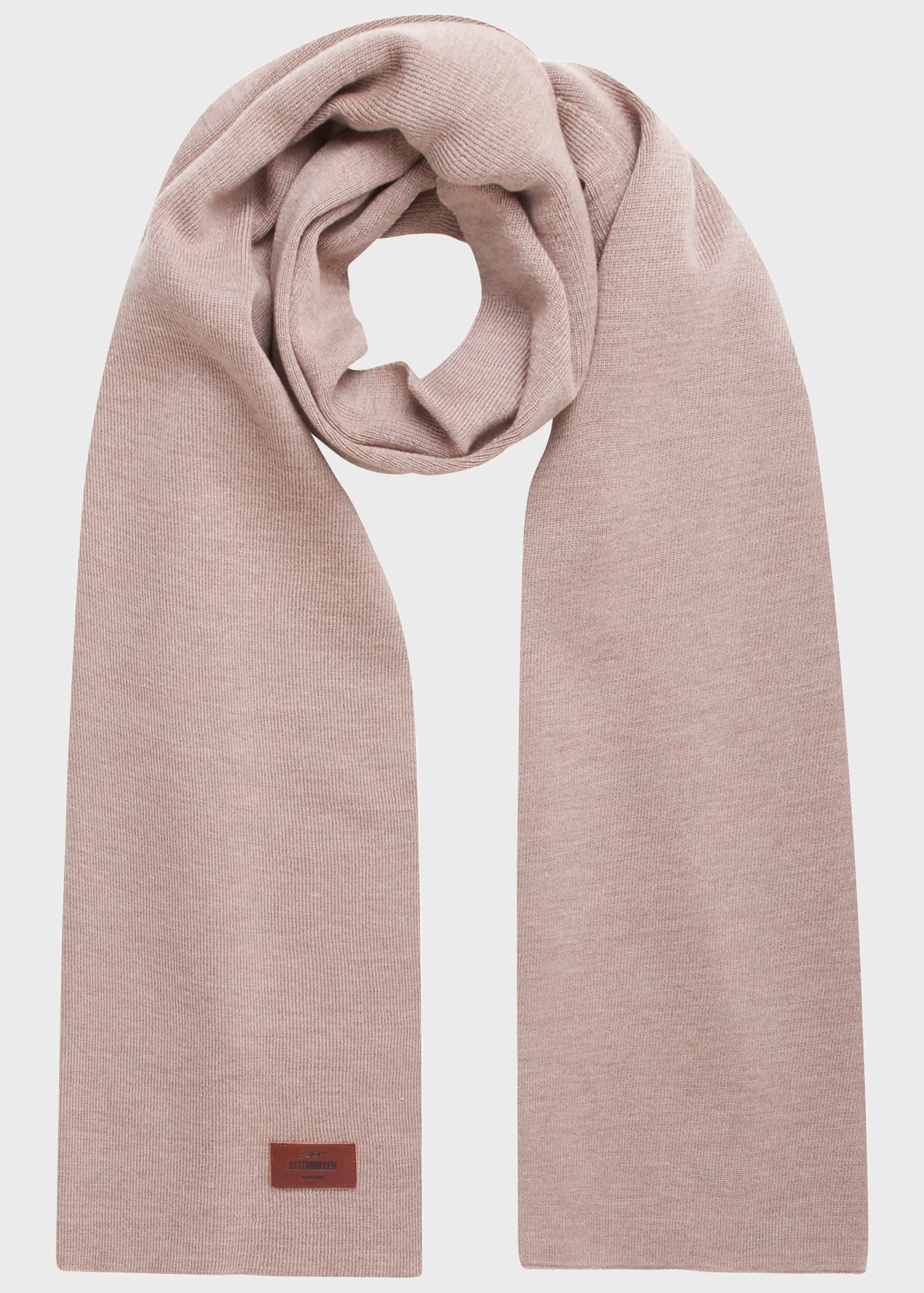 Klitmoller Collective Scarfs*Fine rib scarf - Sand