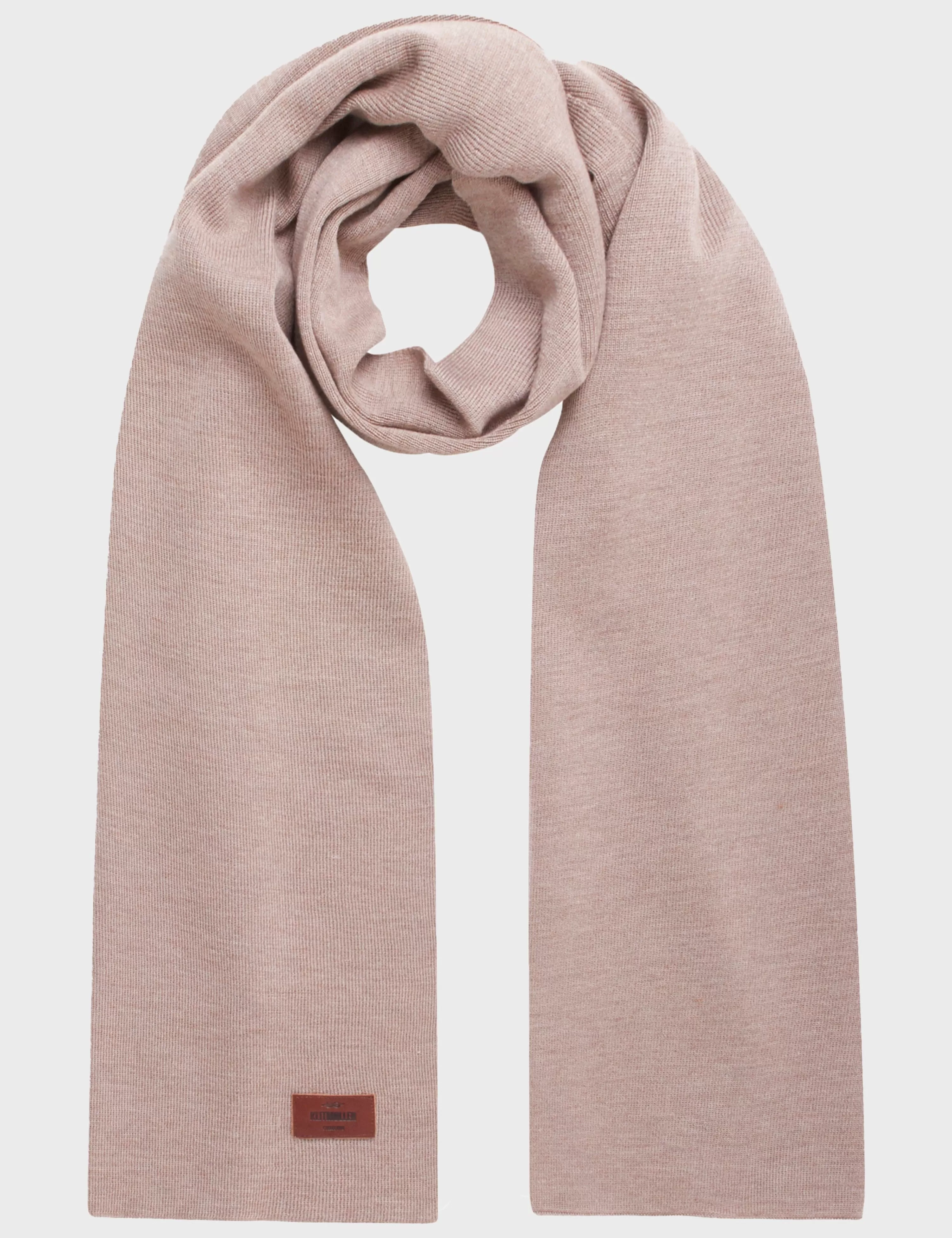 Klitmoller Collective Scarfs*Fine rib scarf - Sand