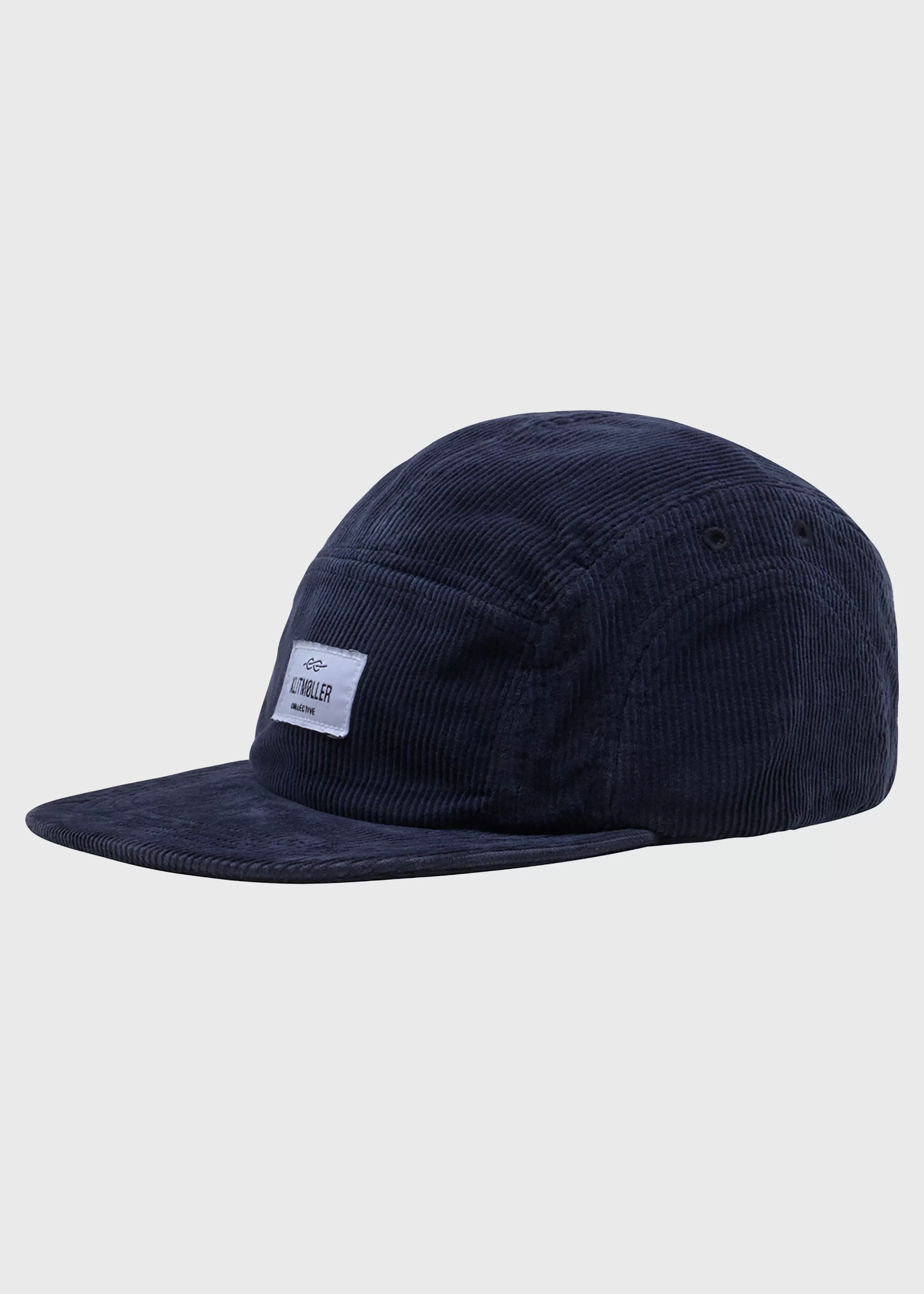 Klitmoller Collective Caps*Five panel corduroy cap - Navy