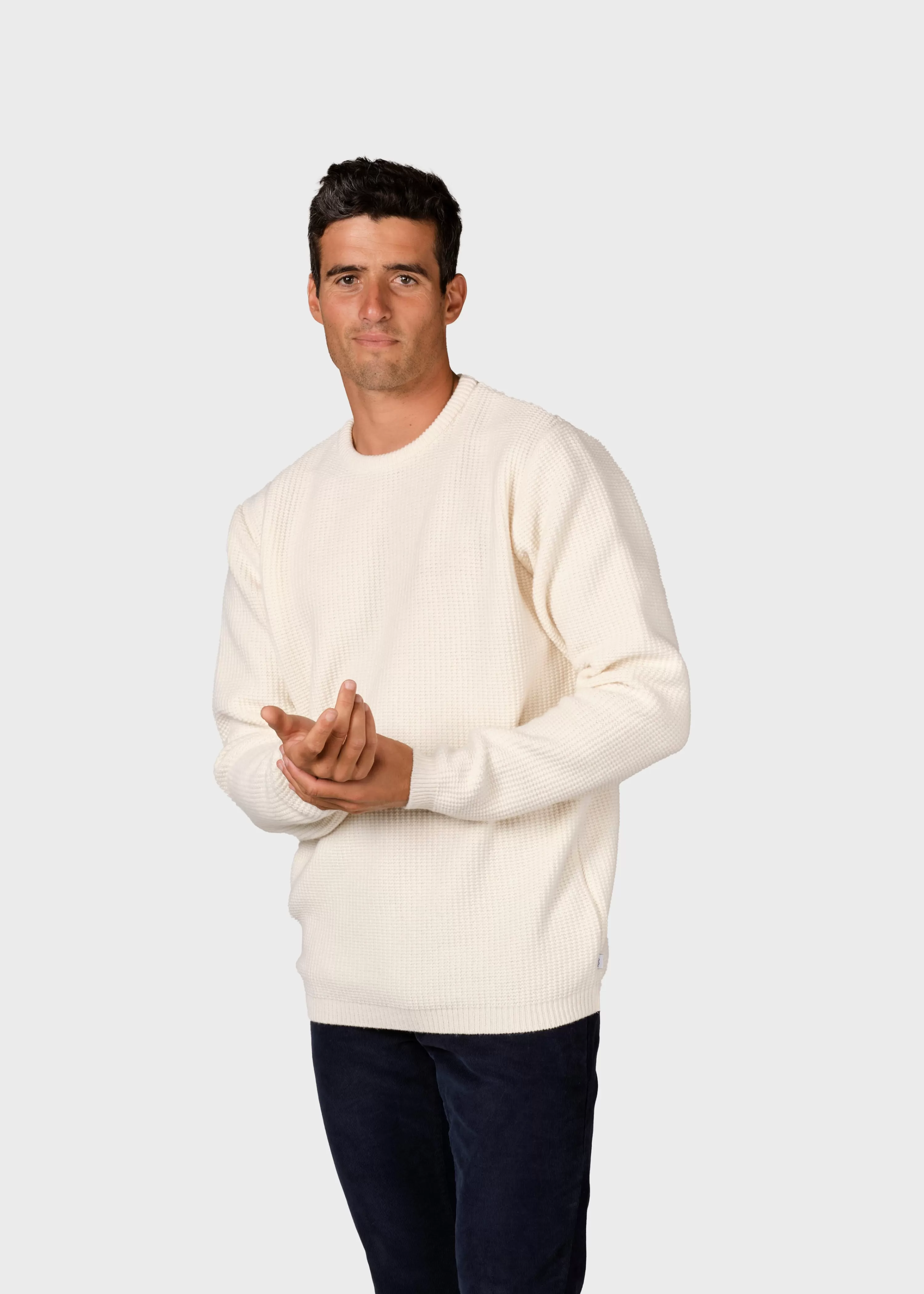 Klitmoller Collective Brushed Merino wool*Frede knit - Cream