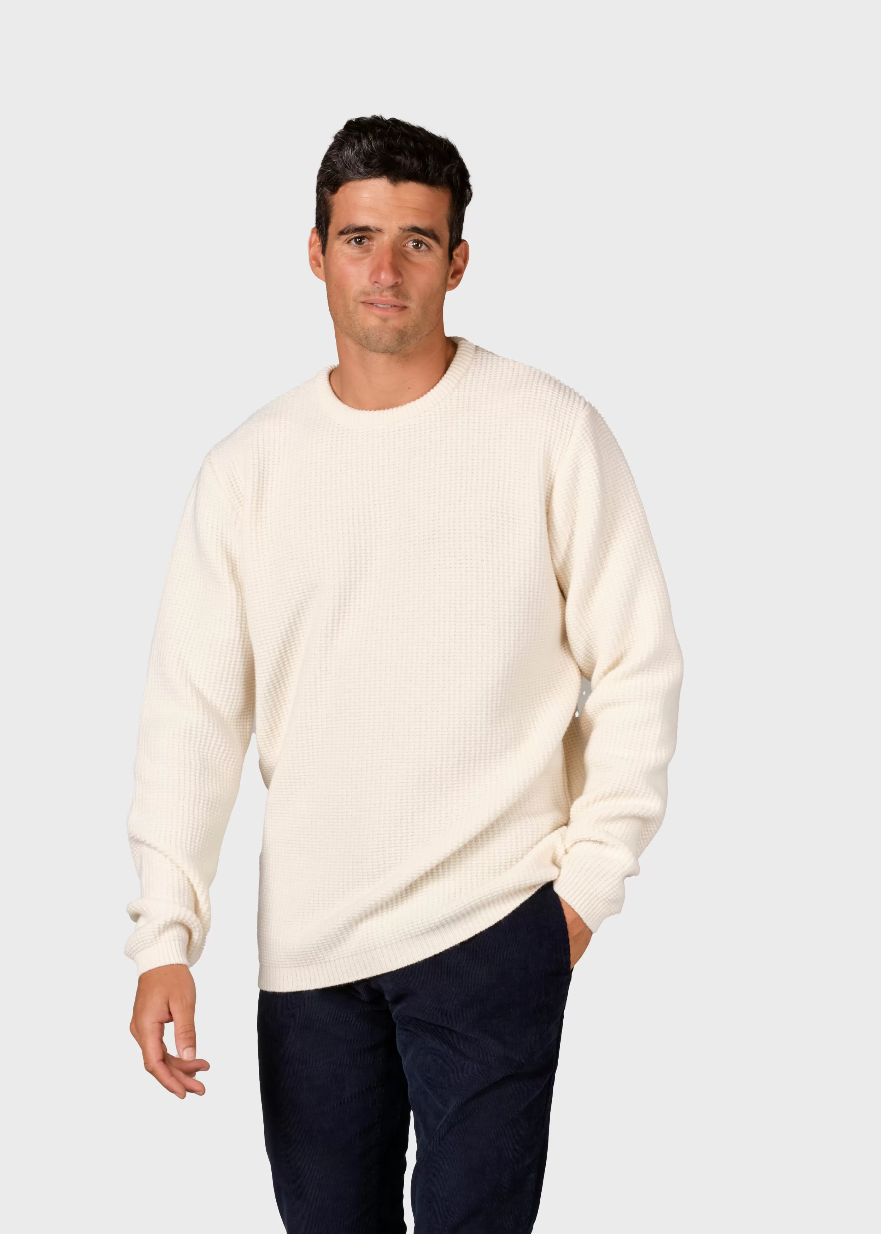 Klitmoller Collective Brushed Merino wool*Frede knit - Cream