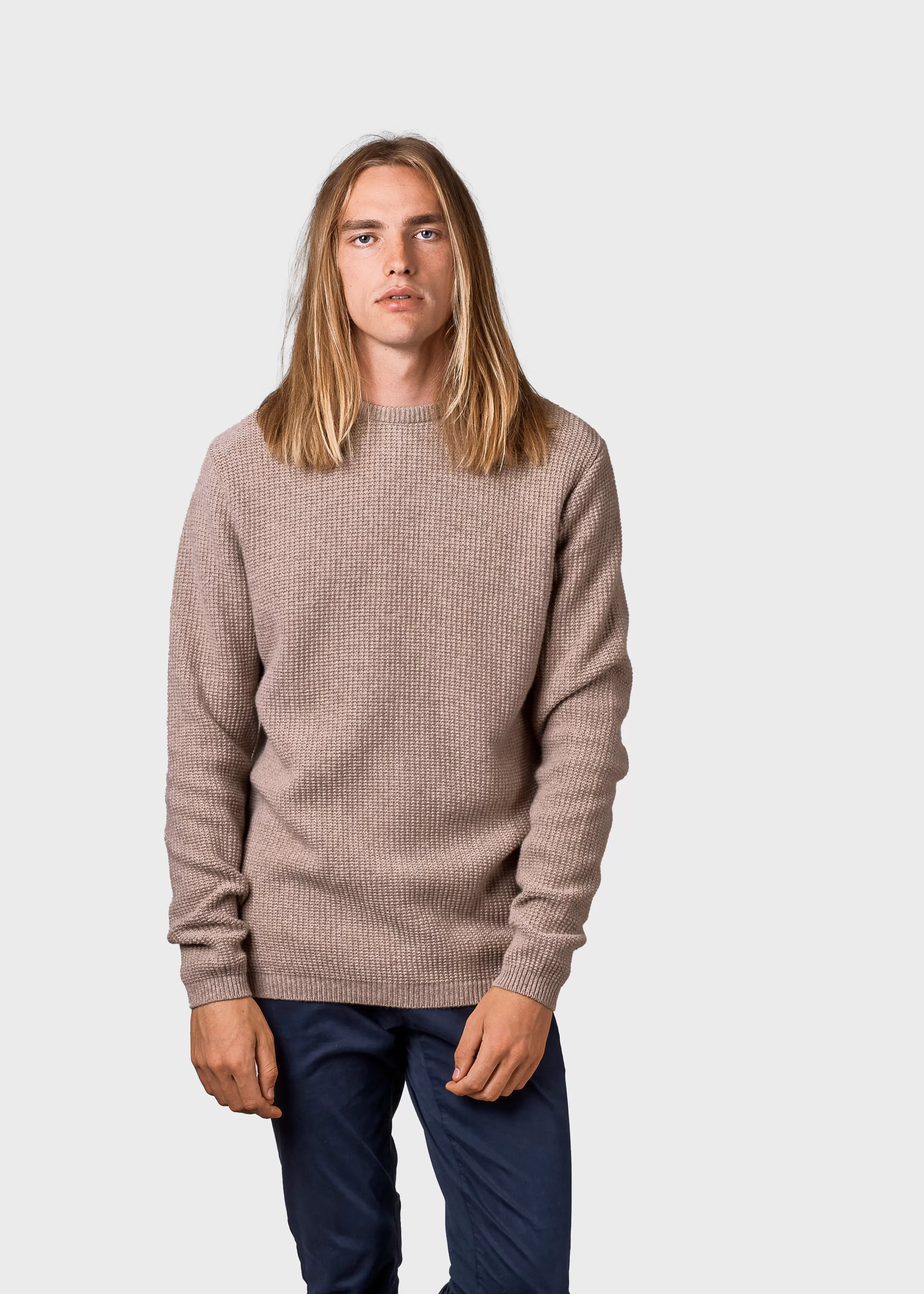 Klitmoller Collective Brushed Merino wool*Frede knit - Sand