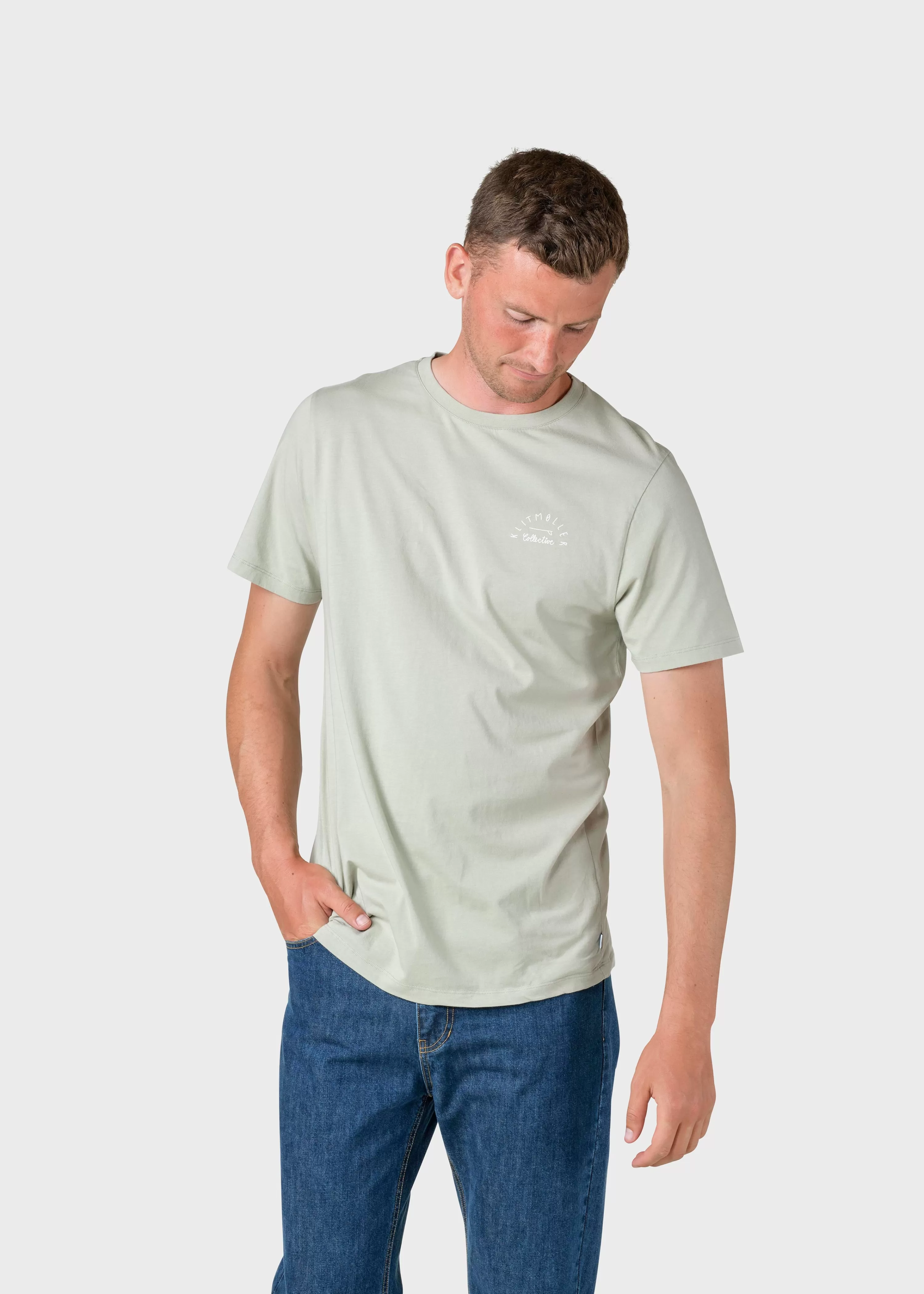 Klitmoller Collective T-shirts*Gabriel tee - Sage