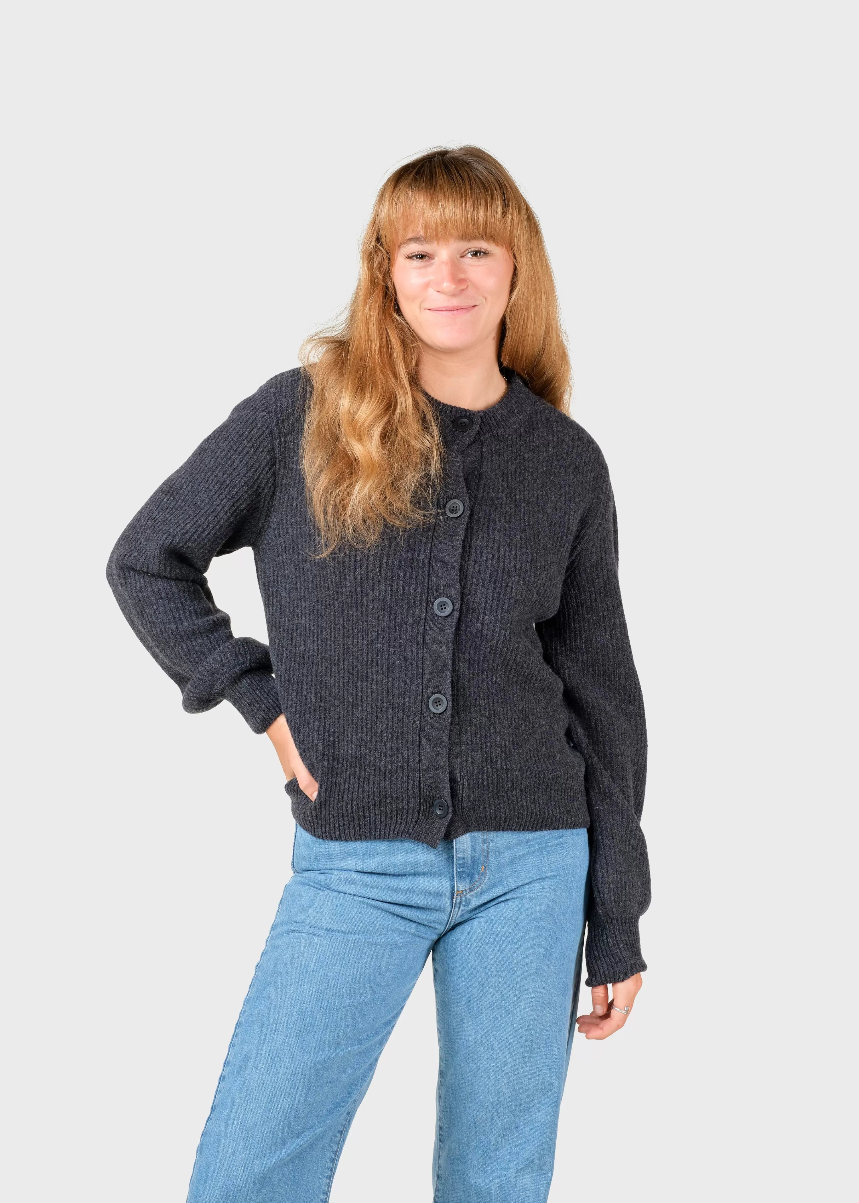 Klitmoller Collective Knitwear | Brushed Merino wool*Gerda knit cardigan -