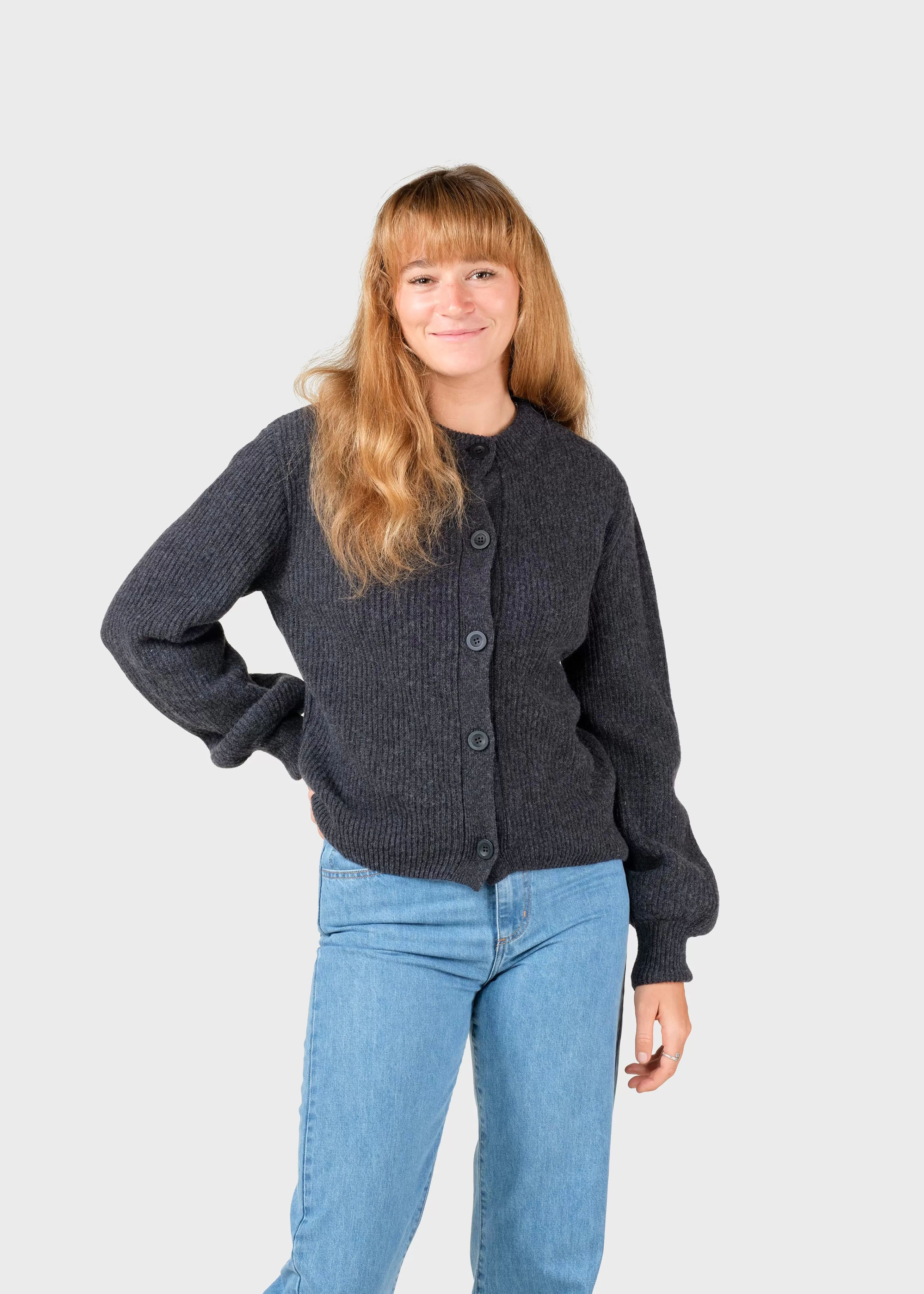 Klitmoller Collective Knitwear | Brushed Merino wool*Gerda knit cardigan -