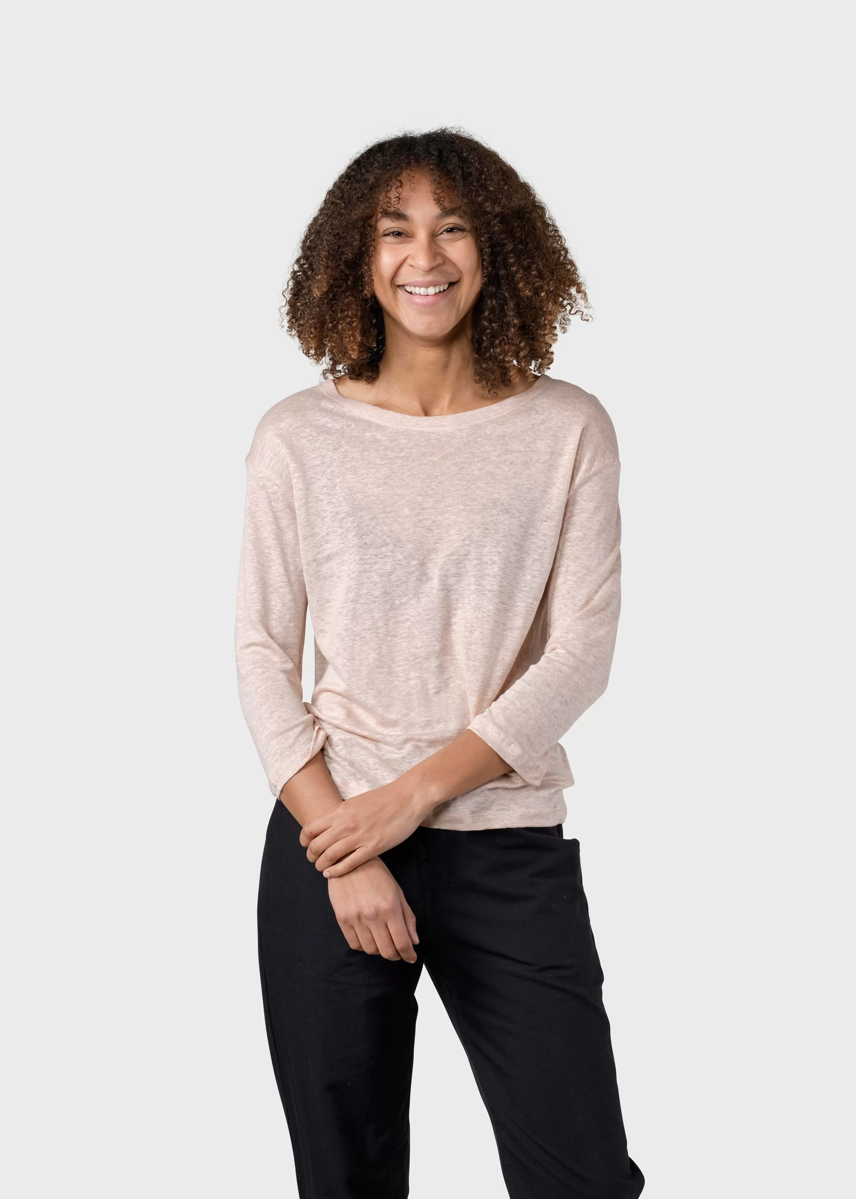 Klitmoller Collective Tees & Tops*Gudrun LS tee - Rose