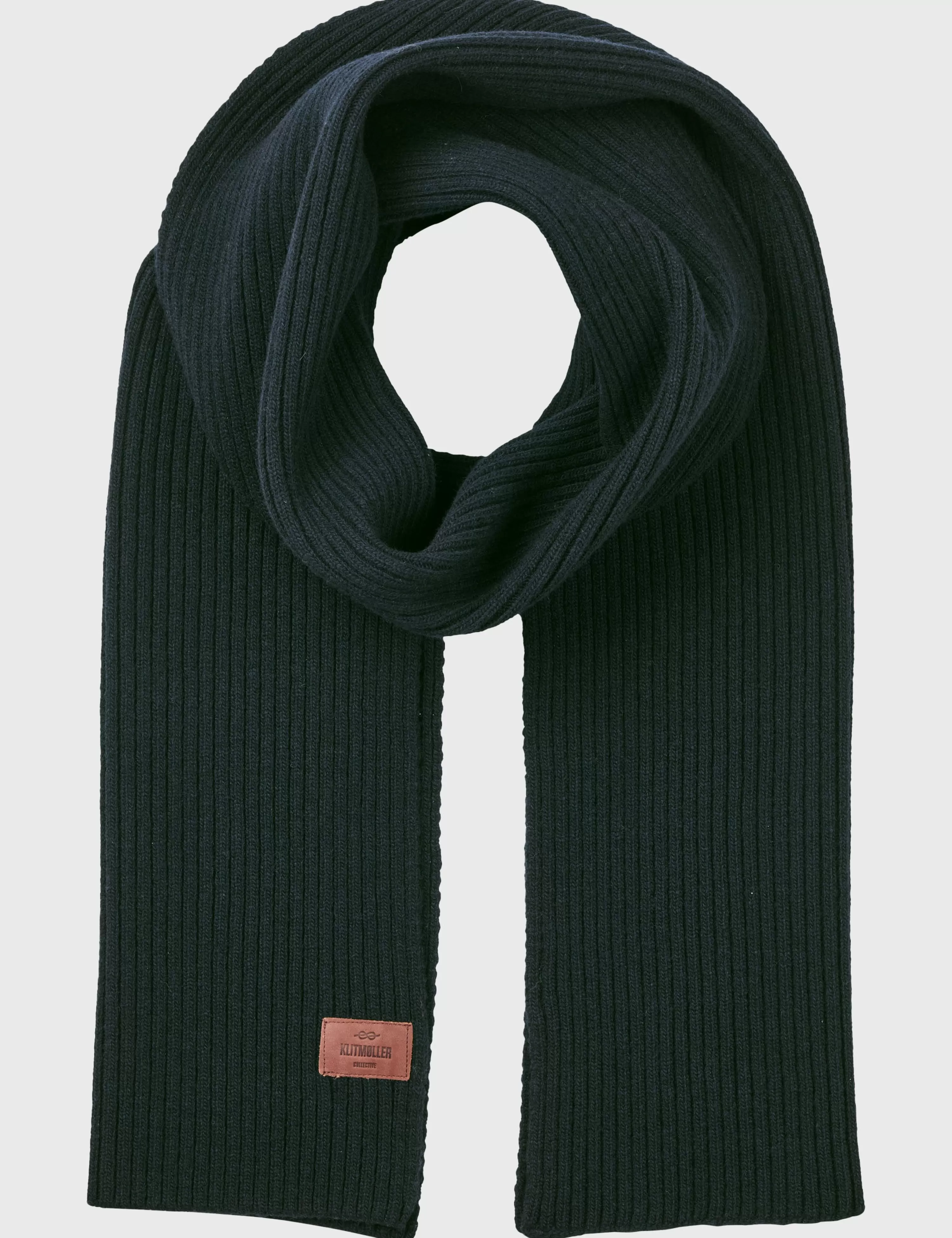 Klitmoller Collective Scarfs*Heavy rib scarf - Olive