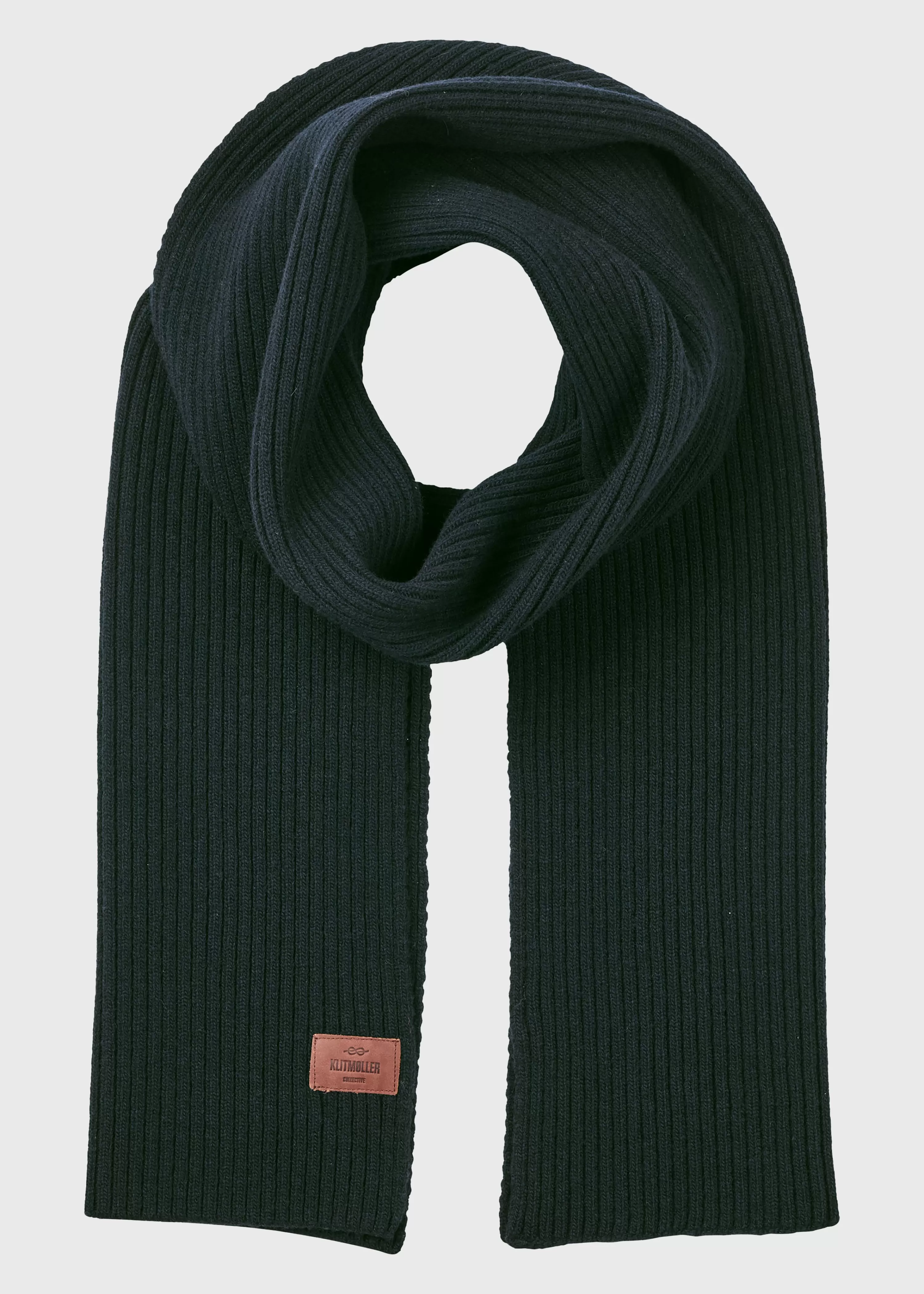 Klitmoller Collective Scarfs*Heavy rib scarf - Olive